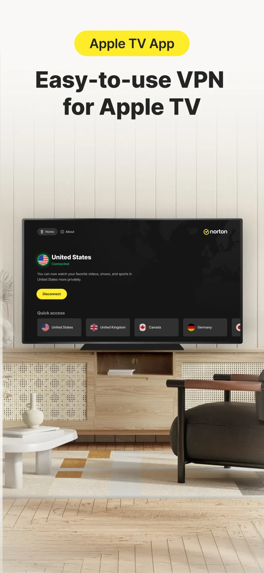 Norton VPN – Fast & Secure App Store screenshot 5