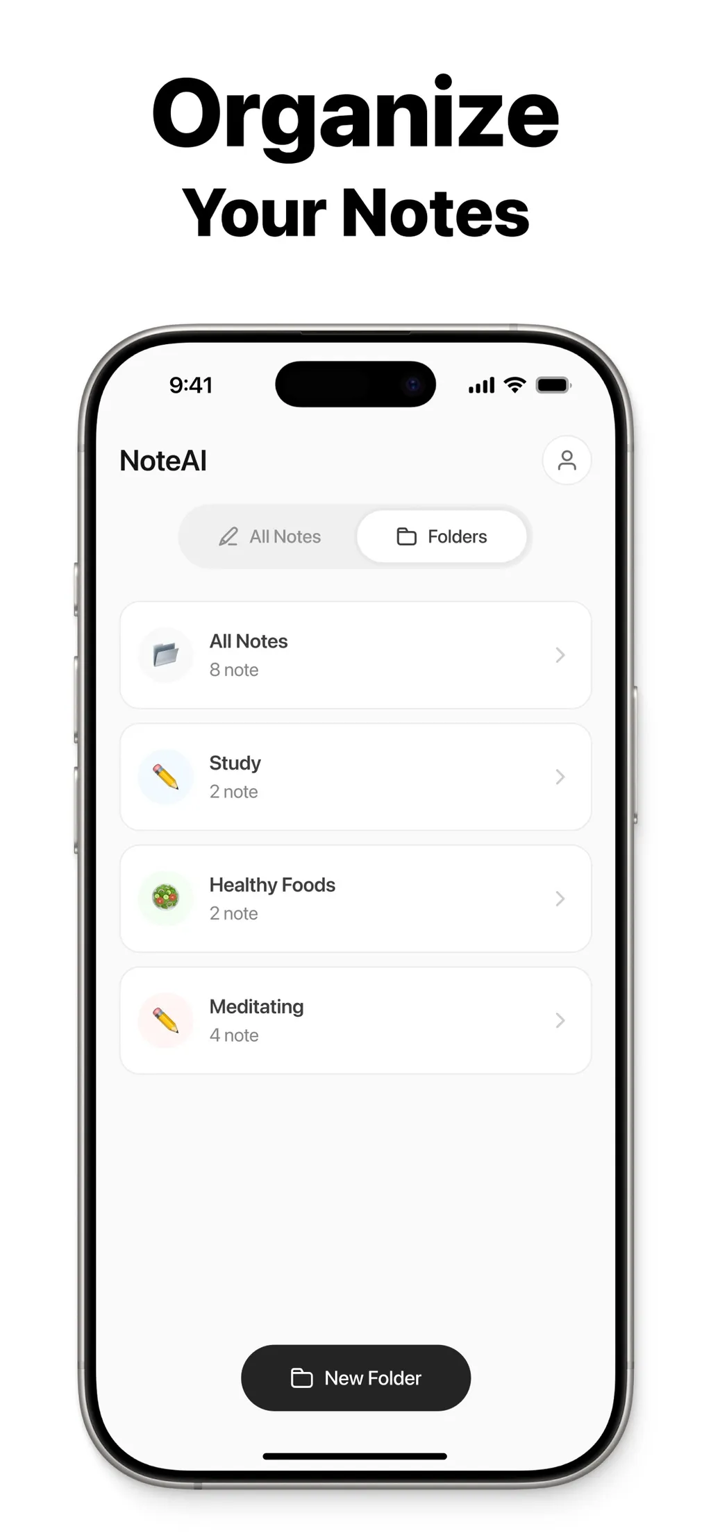 Note AI: Smart Note Taker App Store screenshot 7
