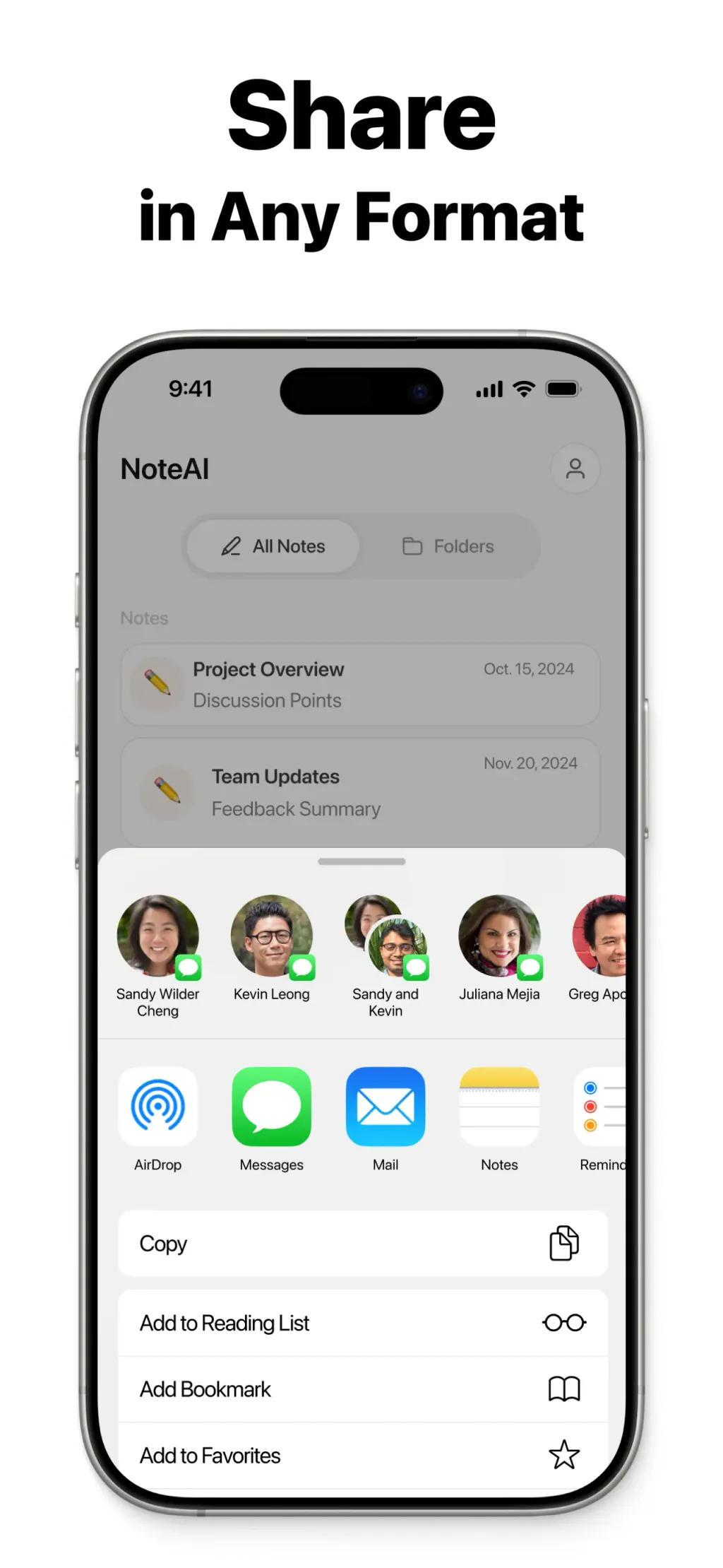 Note AI: Smart Note Taker App Store screenshot 8