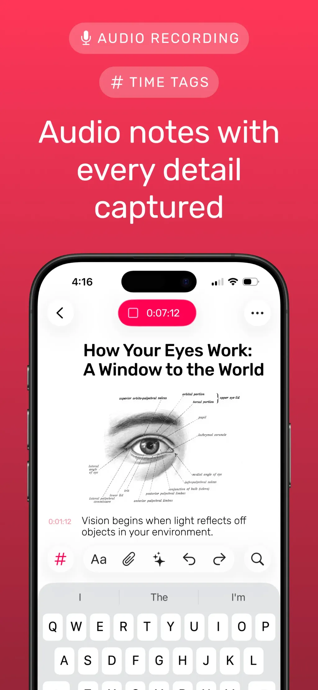 Noted: Record & AI Transcribe App Store screenshot 2