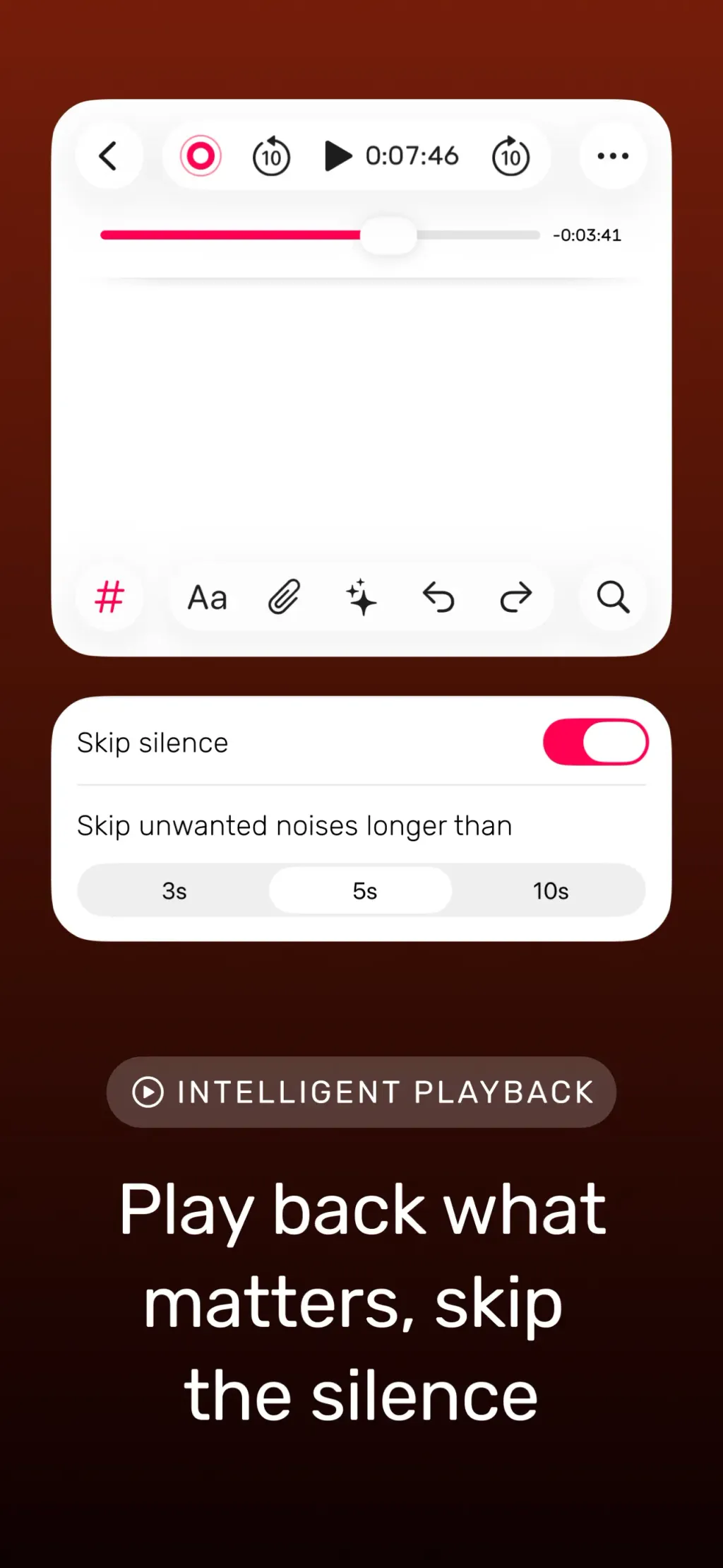 Noted: Record & AI Transcribe App Store screenshot 8