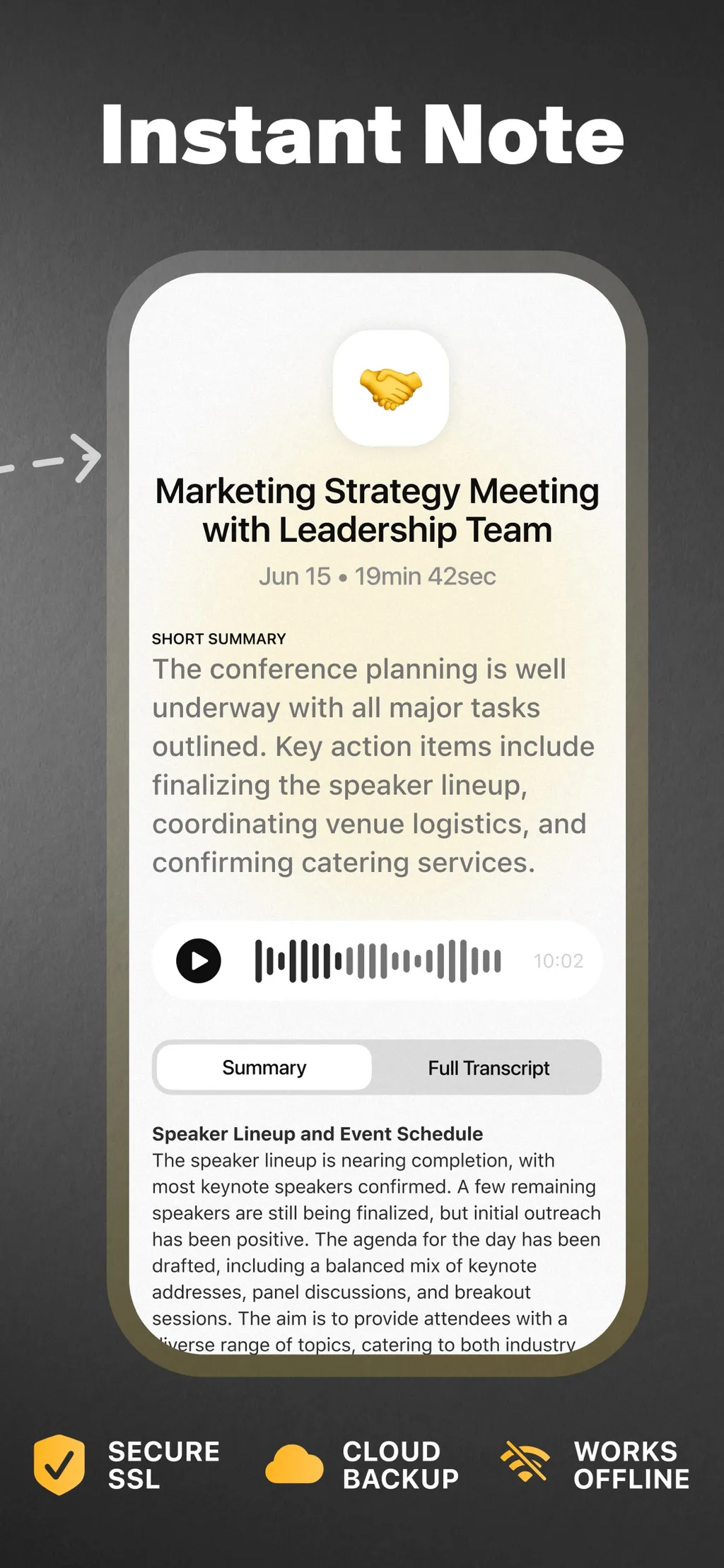 Noteflow: AI Notes Taking App Store screenshot 3
