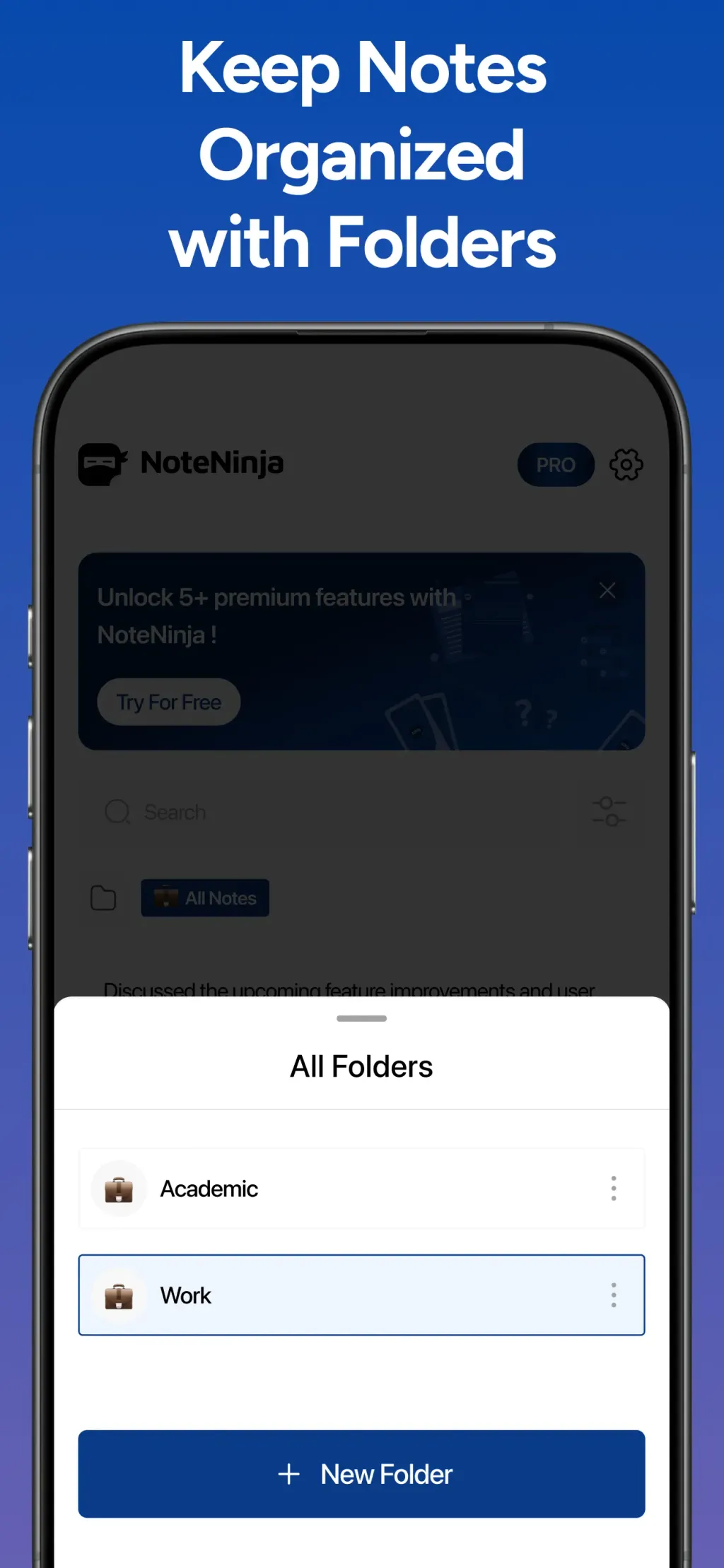 AI Note Taker - NotebookAI App Store screenshot 6