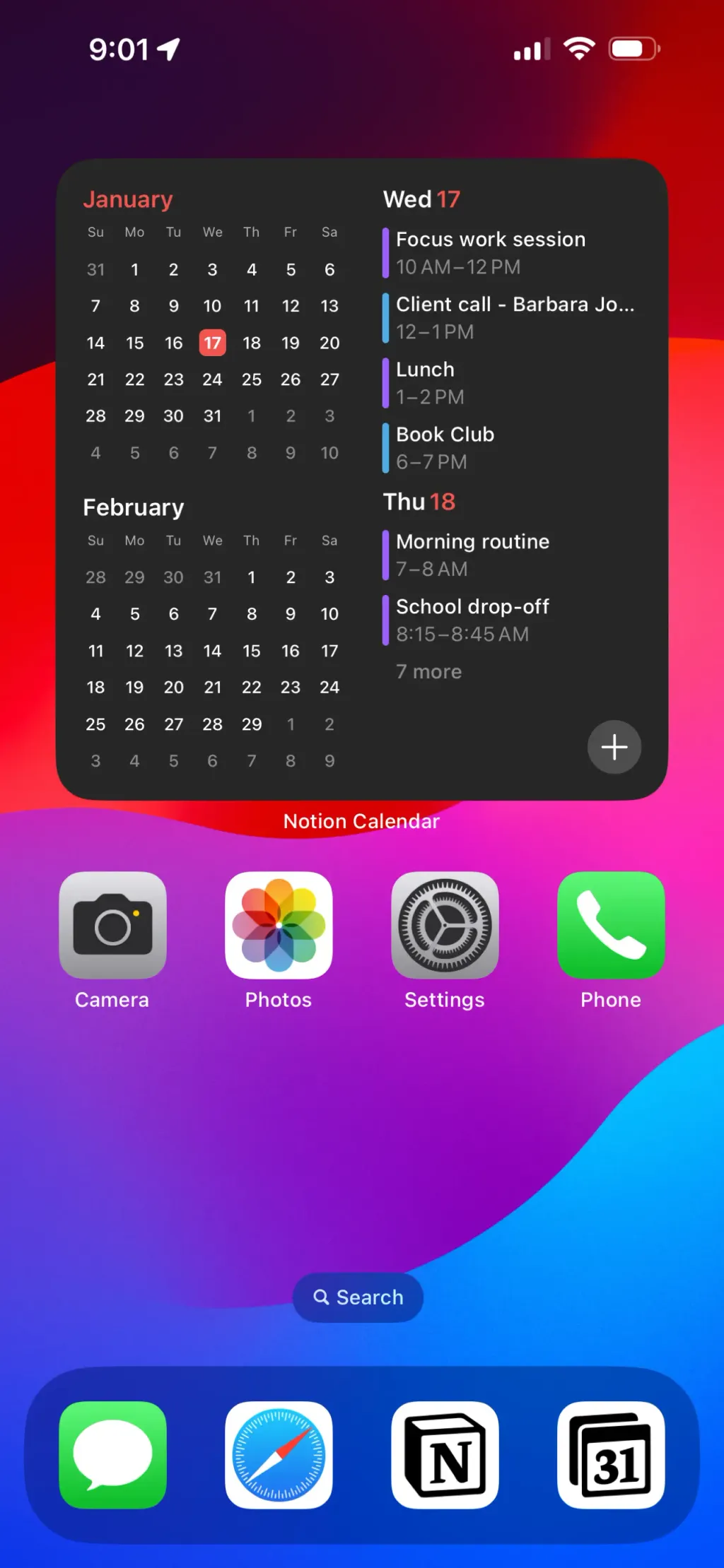 Notion Calendar App Store screenshot 2