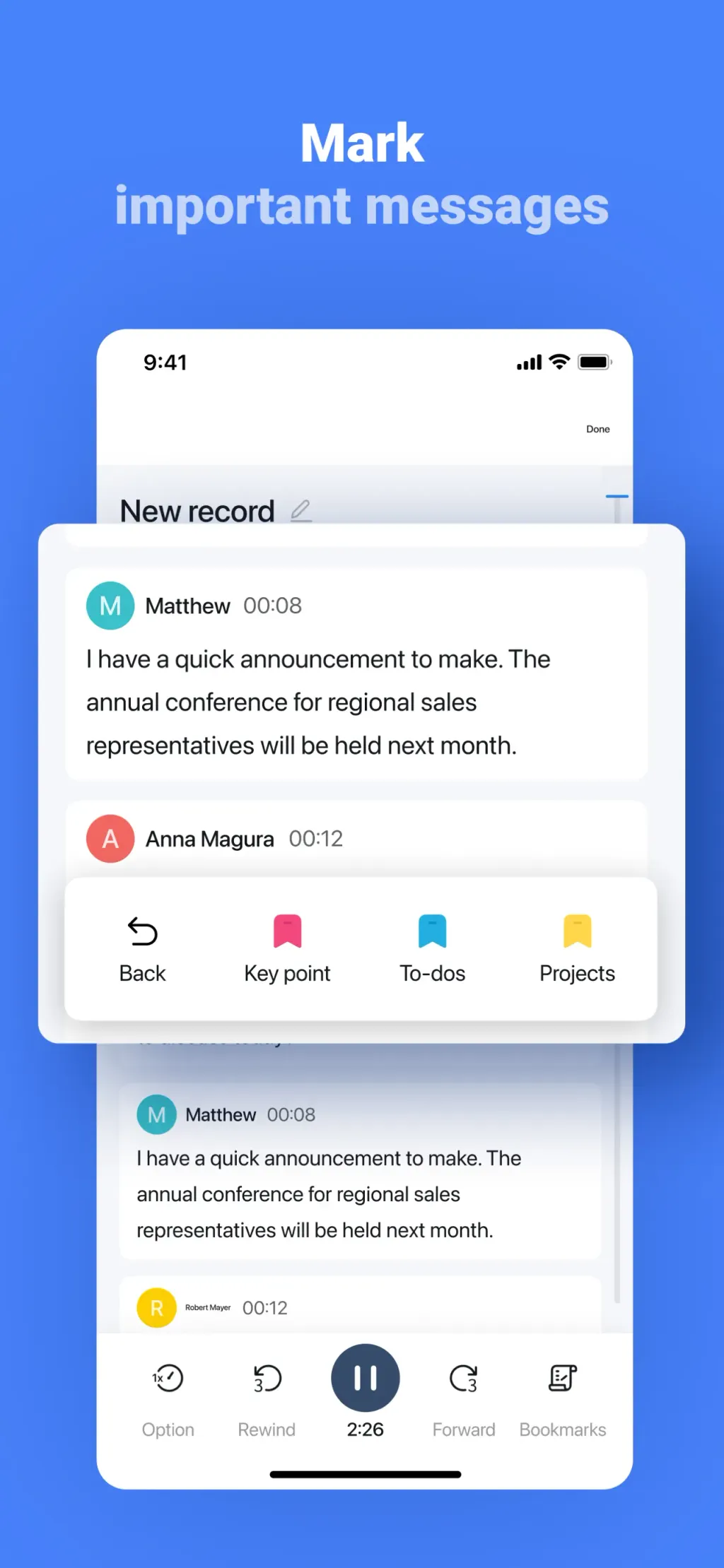 Notta Transcribe Voice to Text App Store screenshot 4