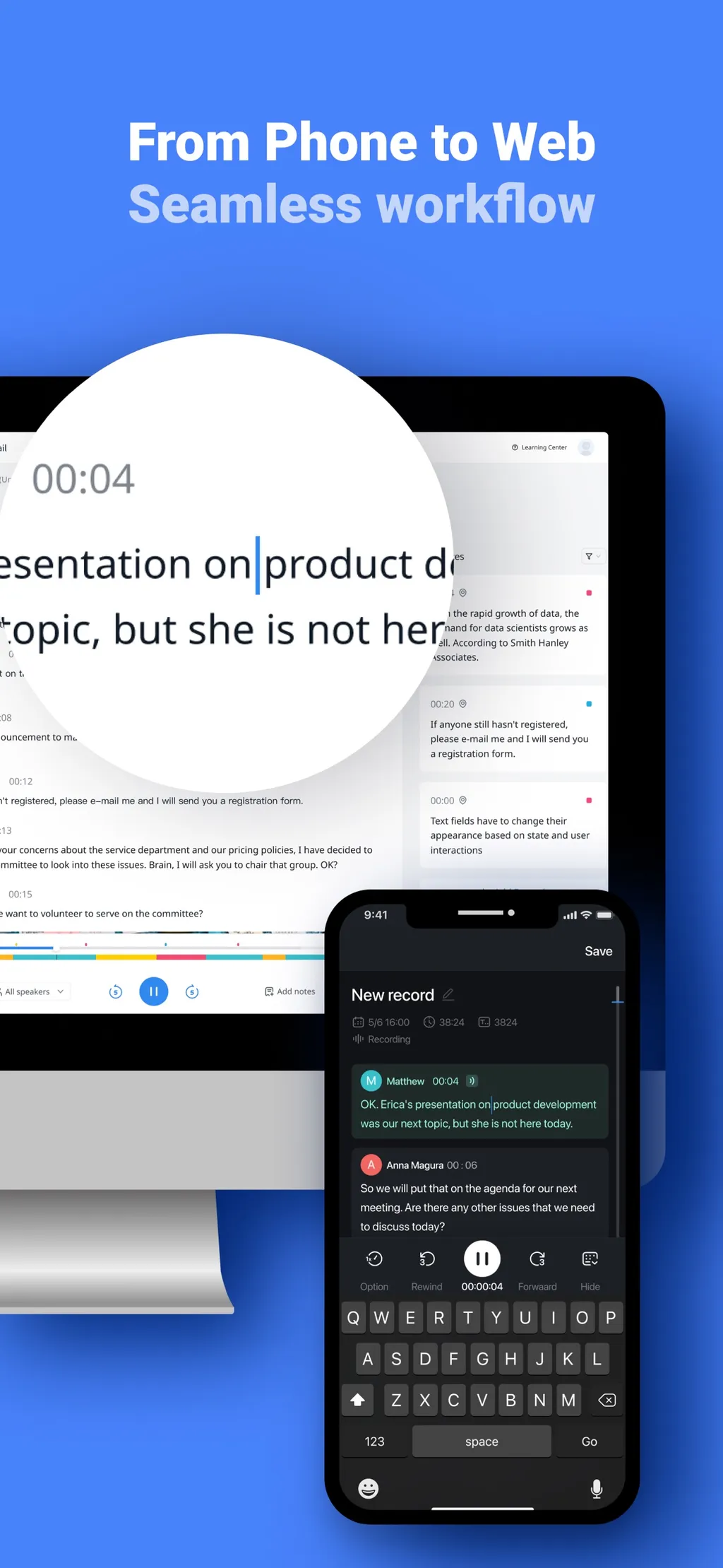 Notta Transcribe Voice to Text App Store screenshot 6