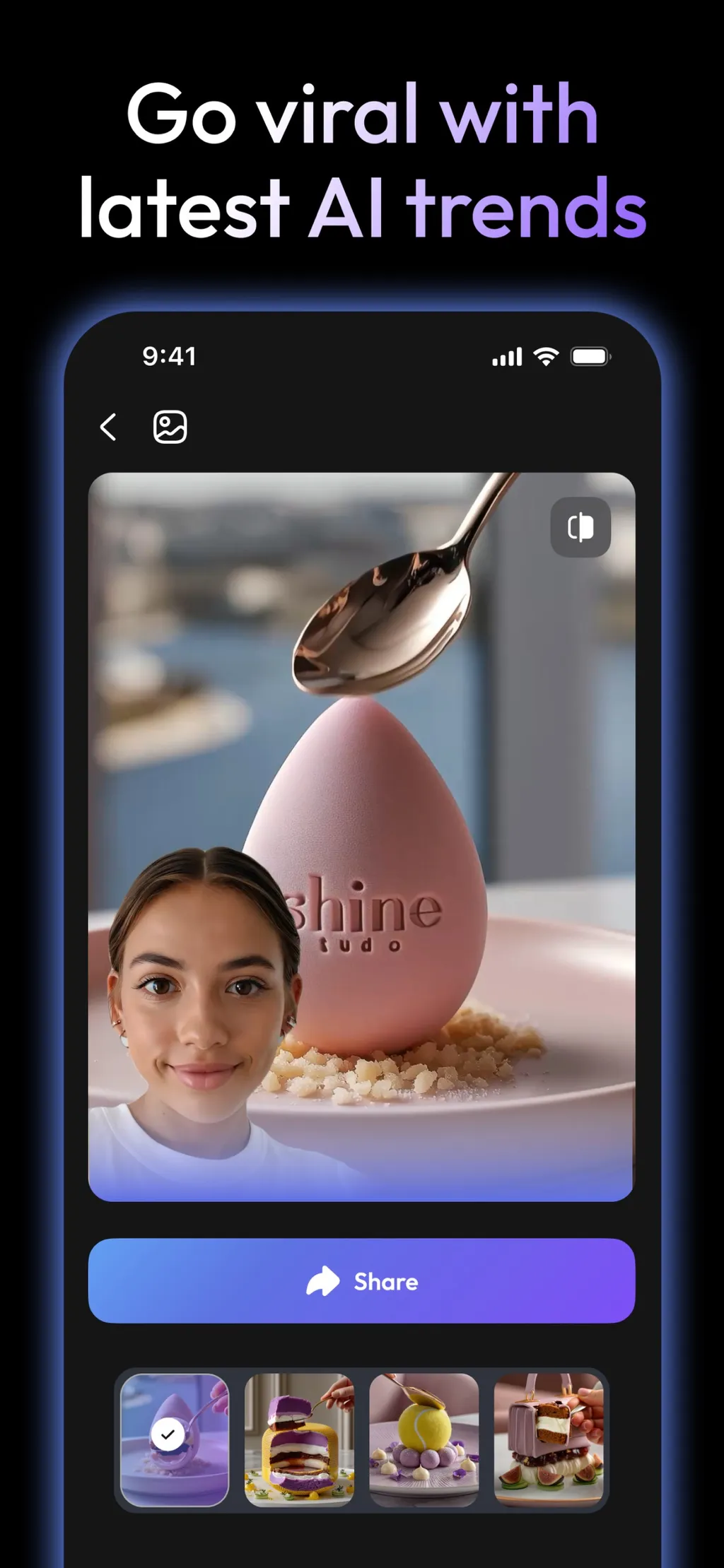 Nufa: AI Photoshoot Generator App Store screenshot 7