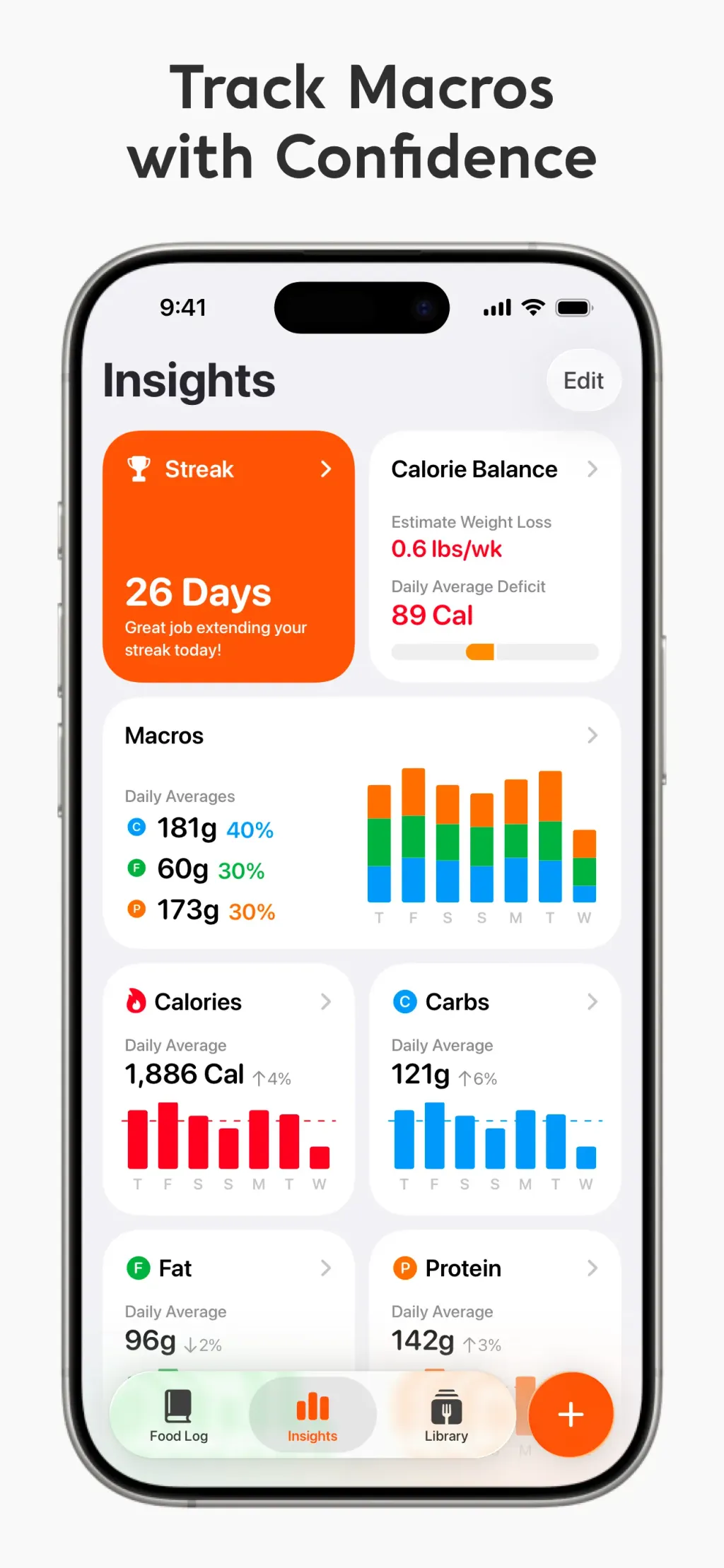 Nutrition Tracker: Foodnoms App Store screenshot 2