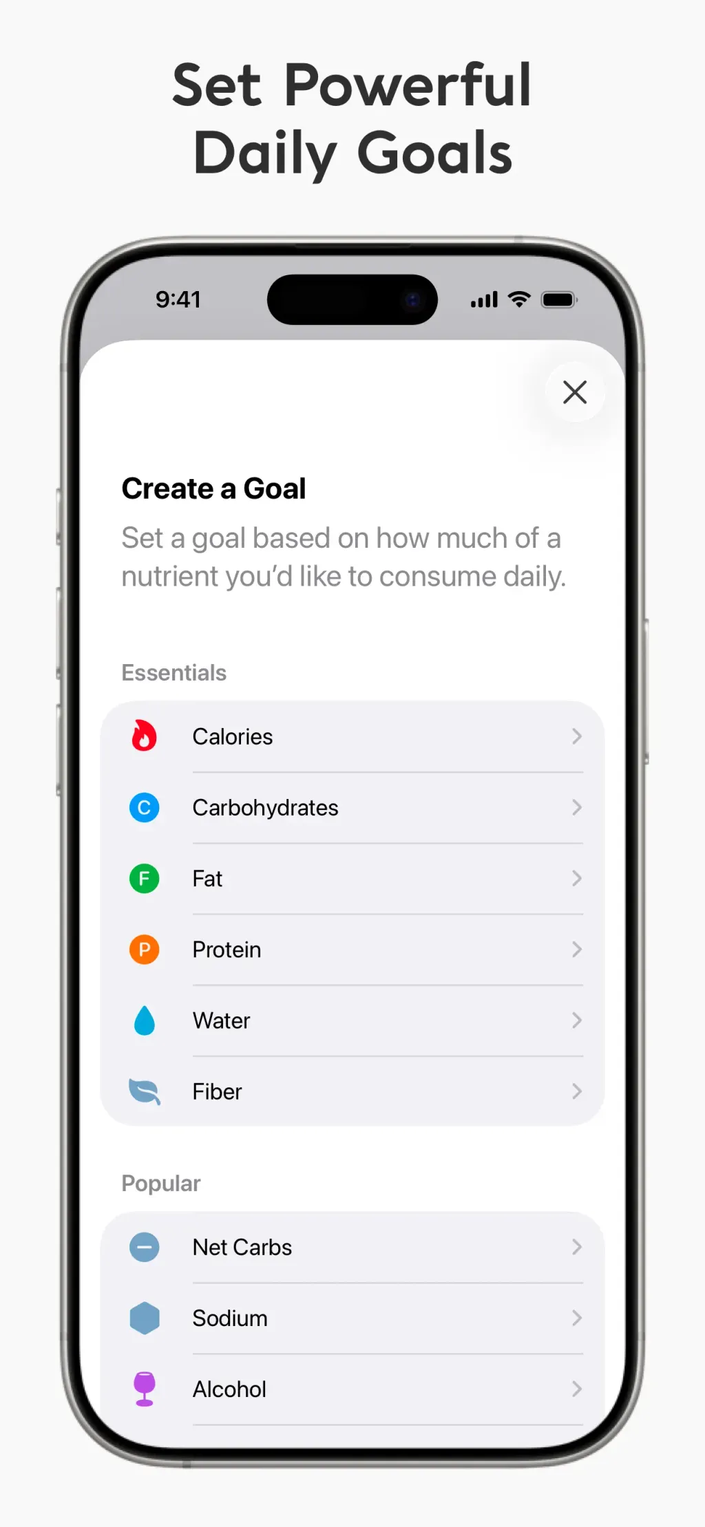 Nutrition Tracker: Foodnoms App Store screenshot 7