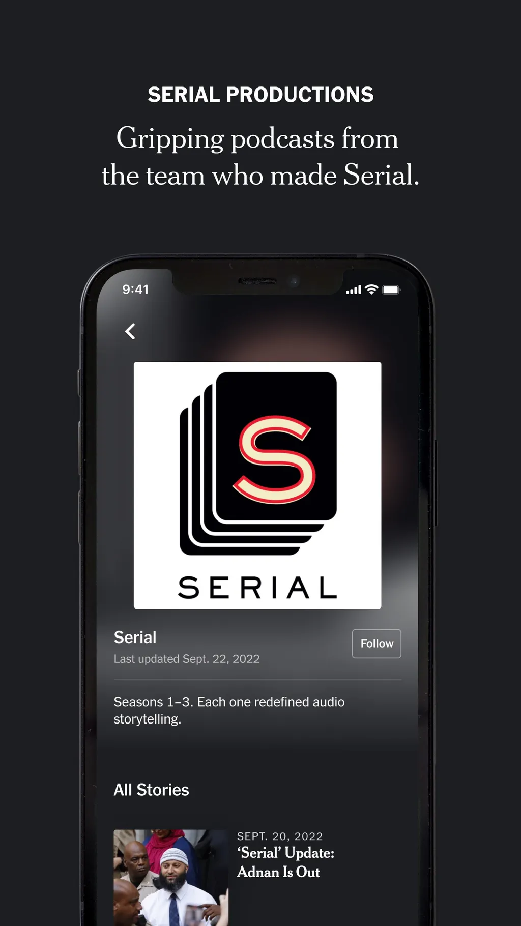 NYT Audio App Store screenshot 2