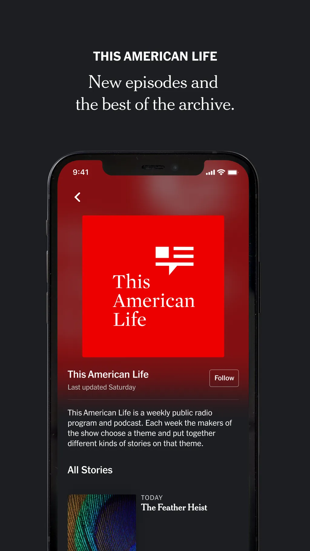 NYT Audio App Store screenshot 3