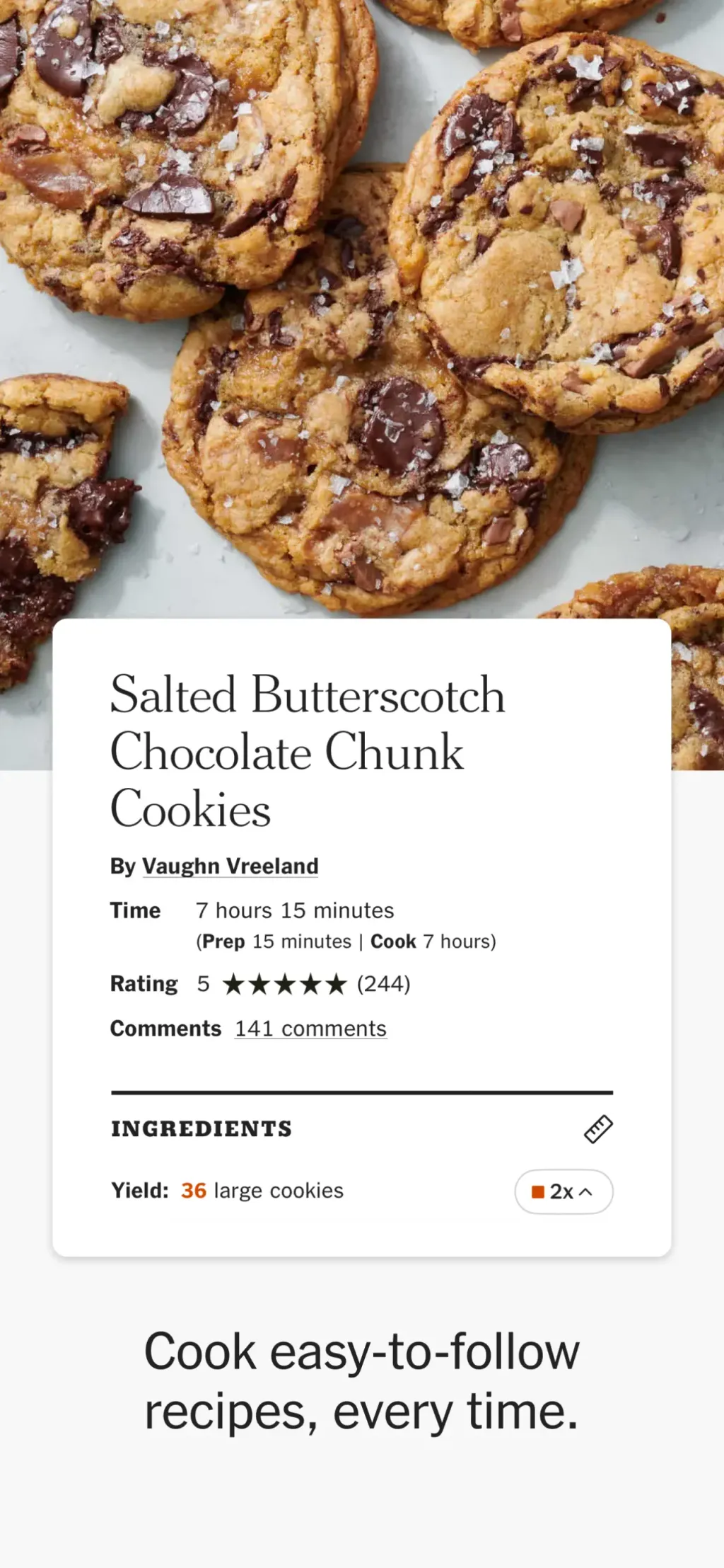 NYT Cooking: Quick Tasty Meals App Store screenshot 10