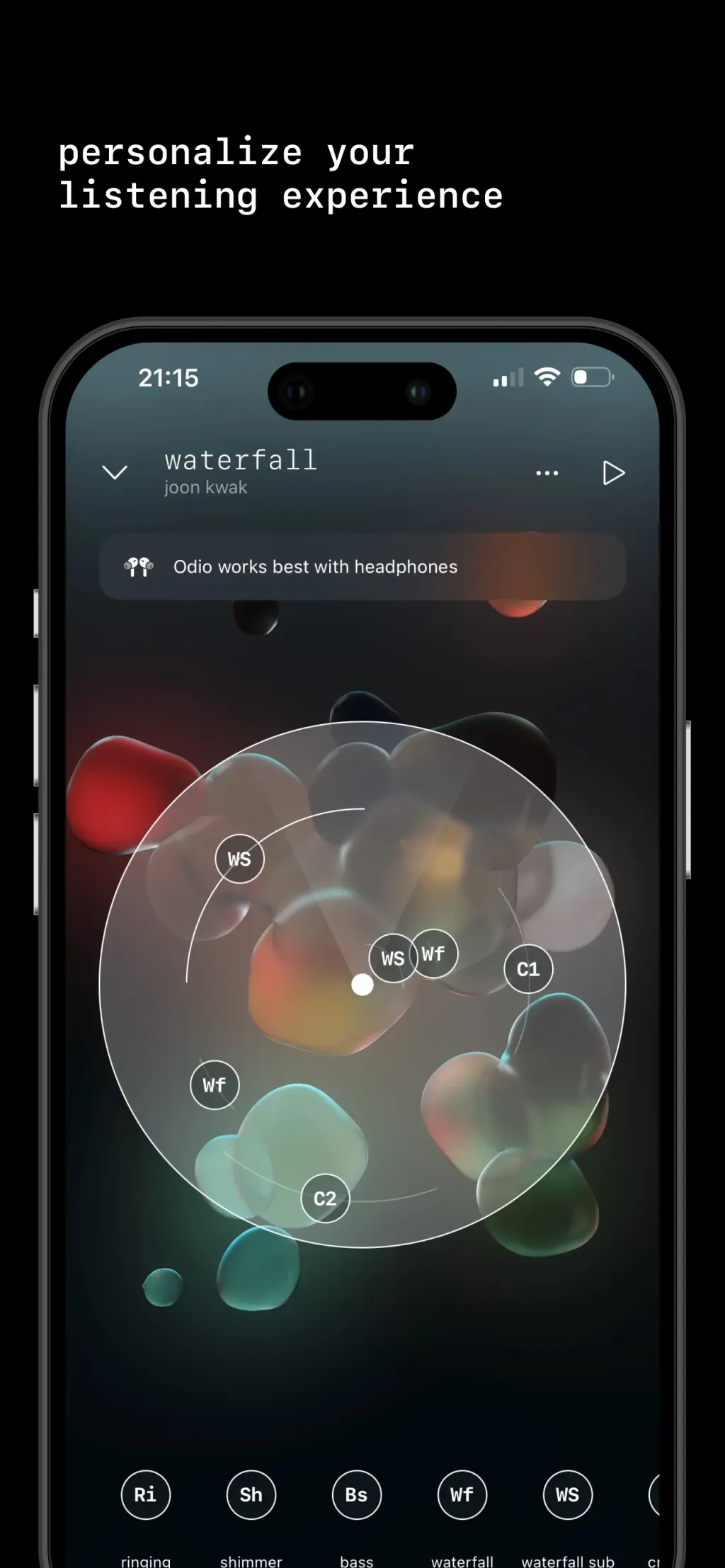 Odio - Spatial Soundscapes App Store screenshot 4