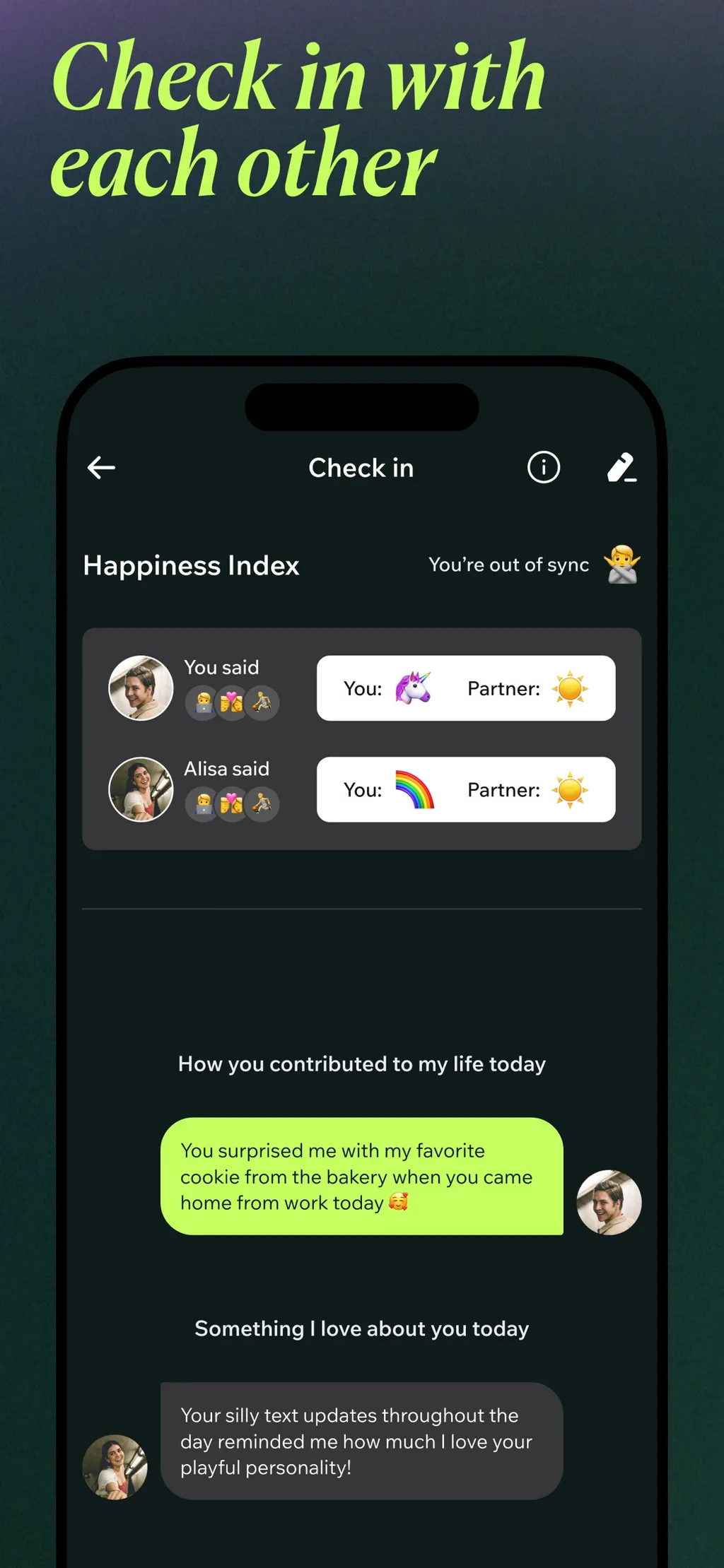 Official: Relationship Tracker App Store screenshot 1