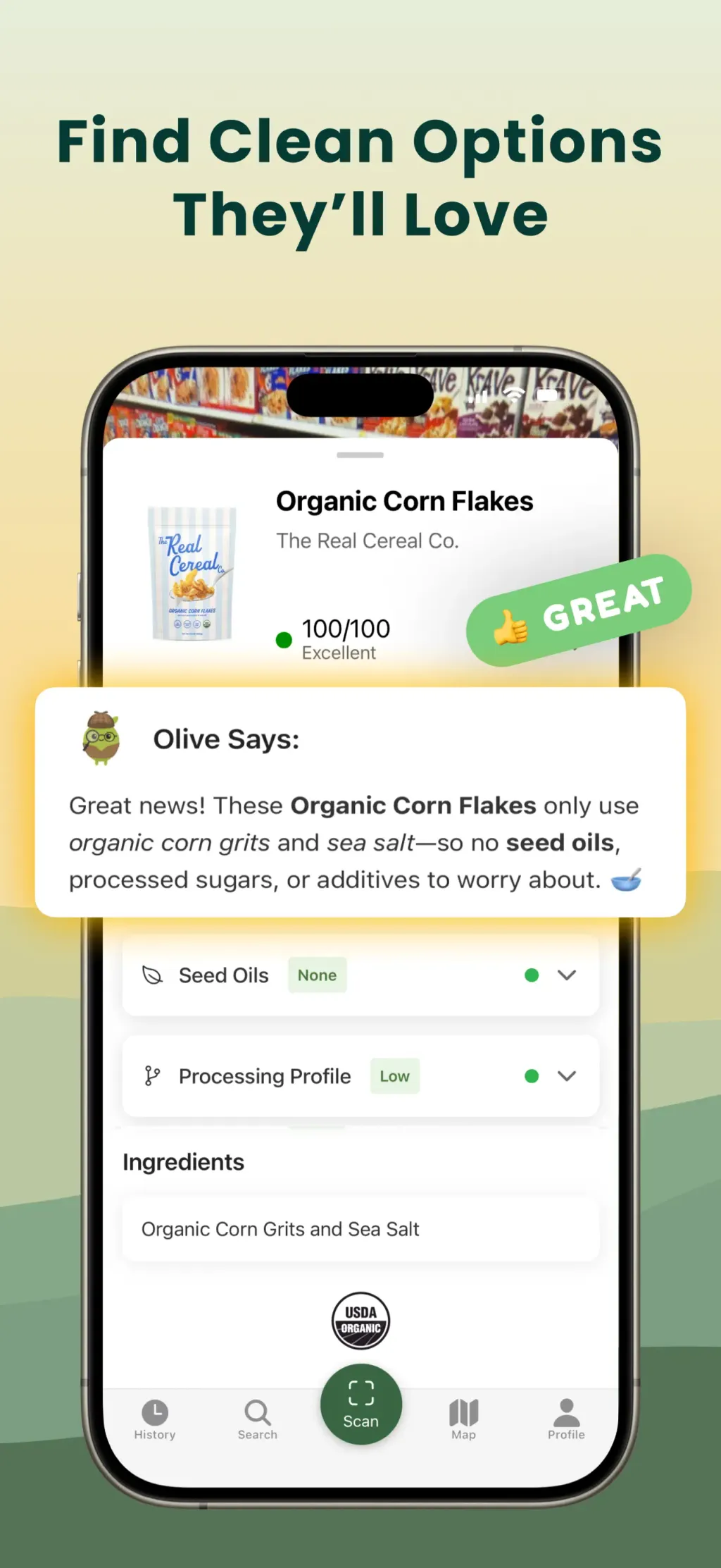Olive - Holistic Food Scanner App Store screenshot 4