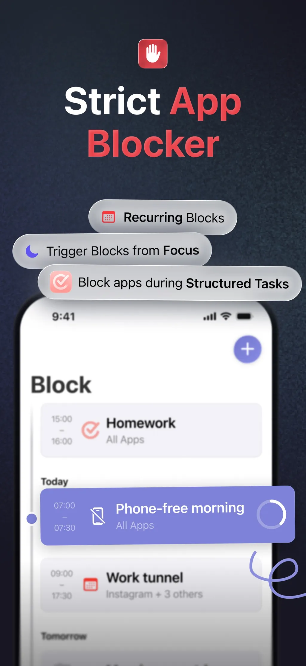 one sec | screen time + focus screenshot 1