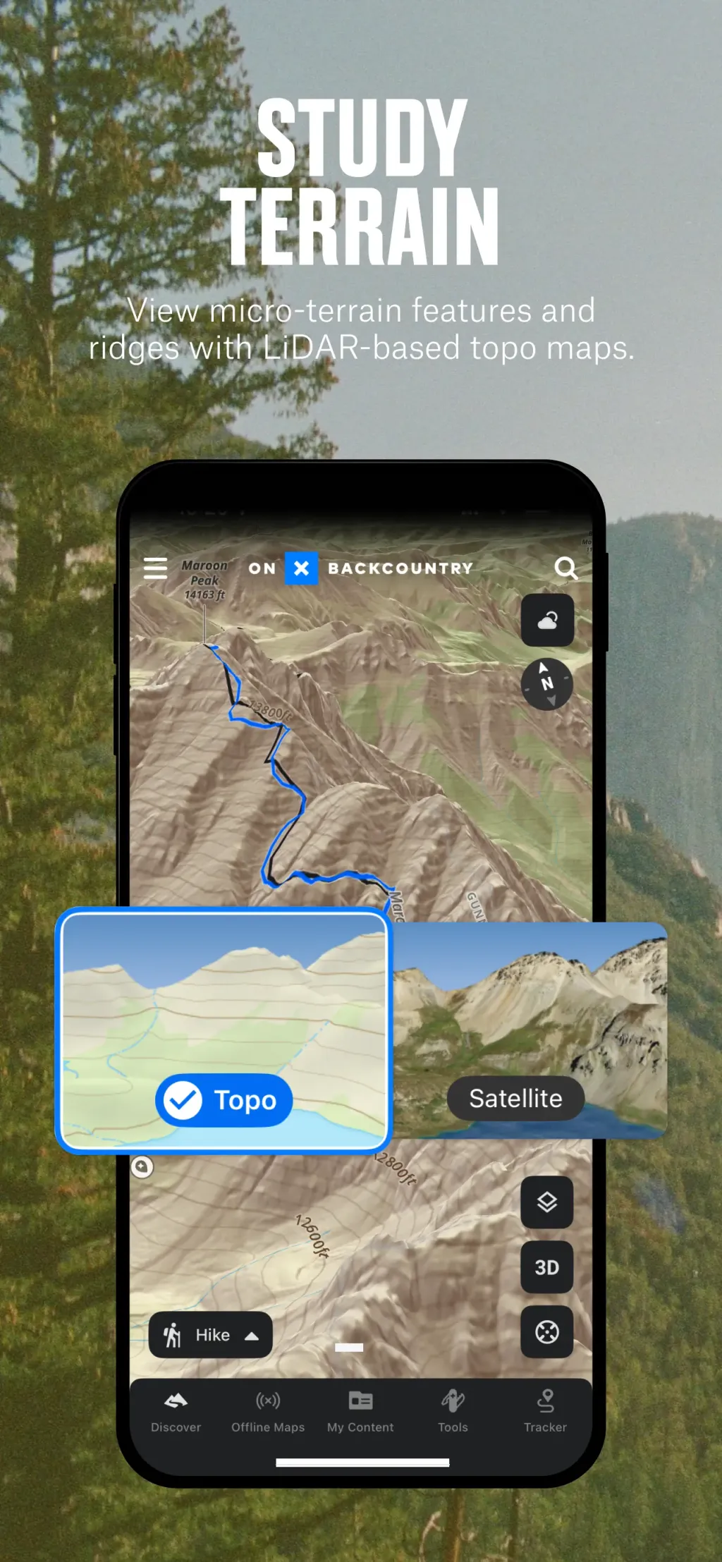 onX Backcountry: Trail GPS App screenshot 2