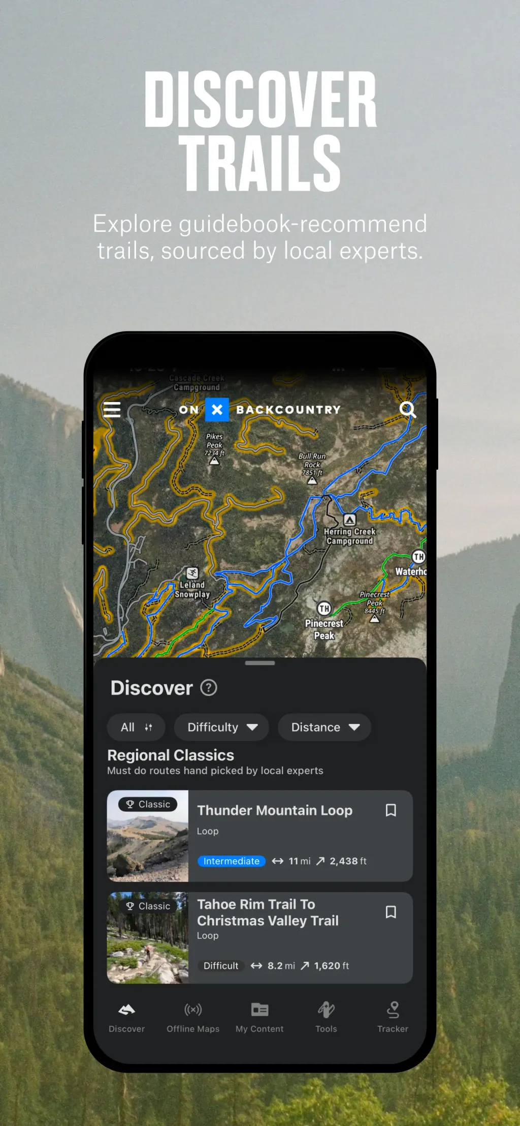 onX Backcountry: Trail GPS App screenshot 3