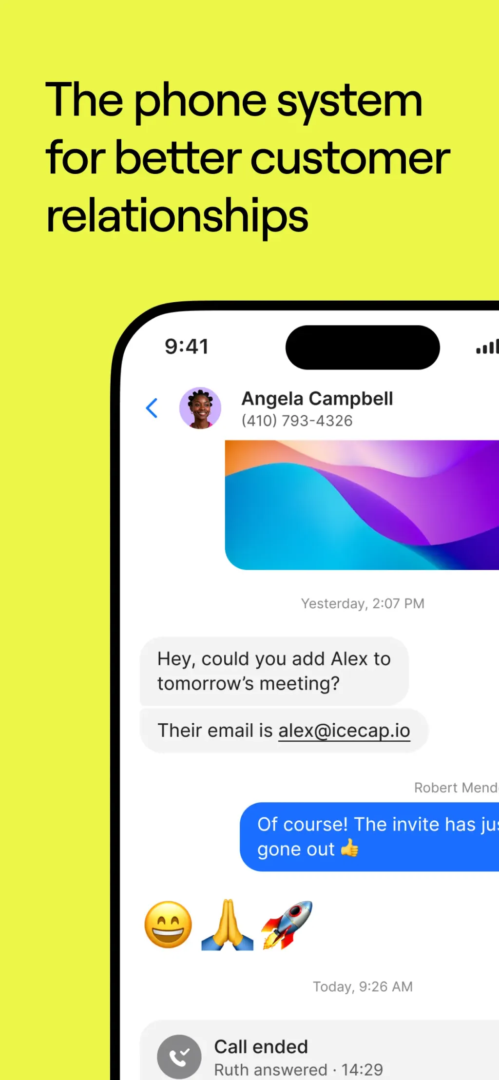 Quo (formerly OpenPhone) App Store screenshot 1