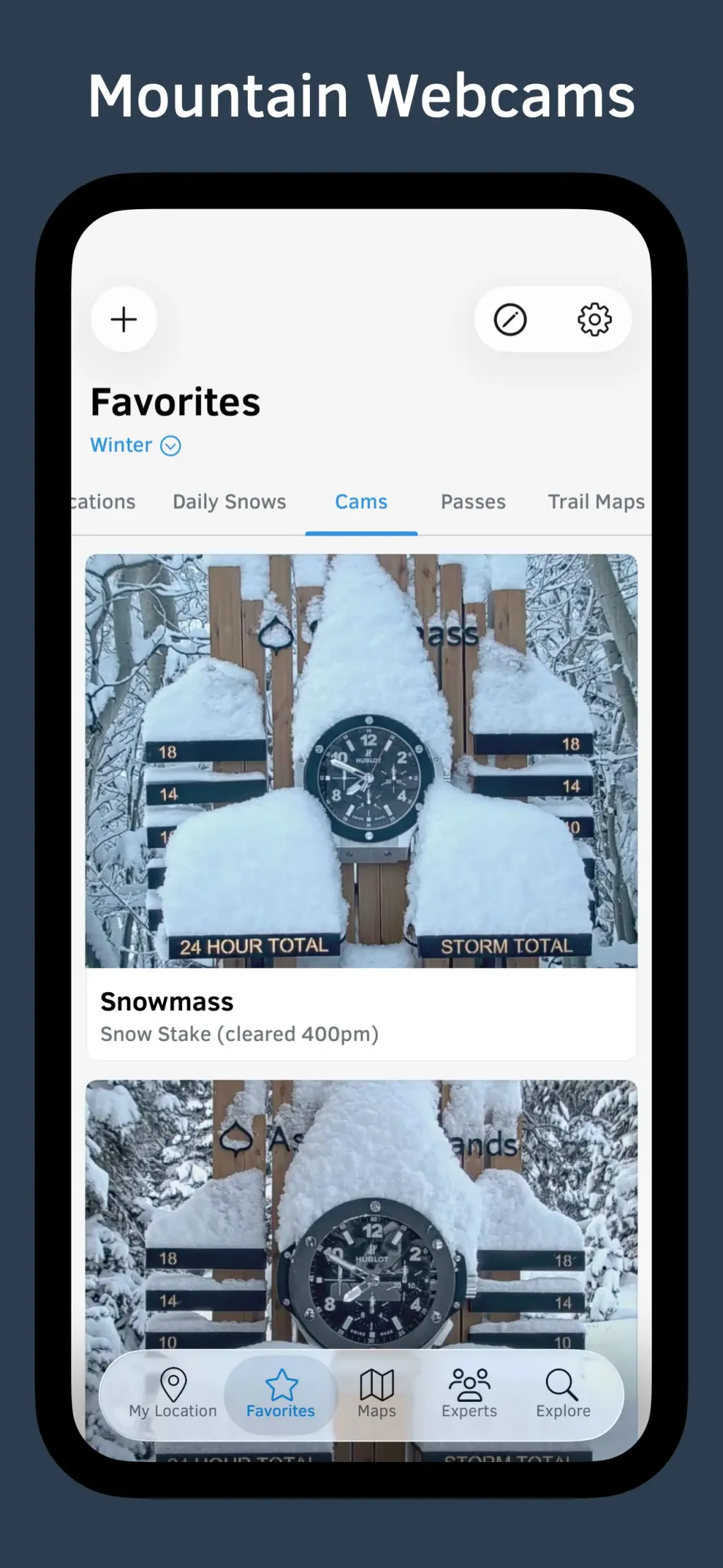 OpenSnow App Store screenshot 8