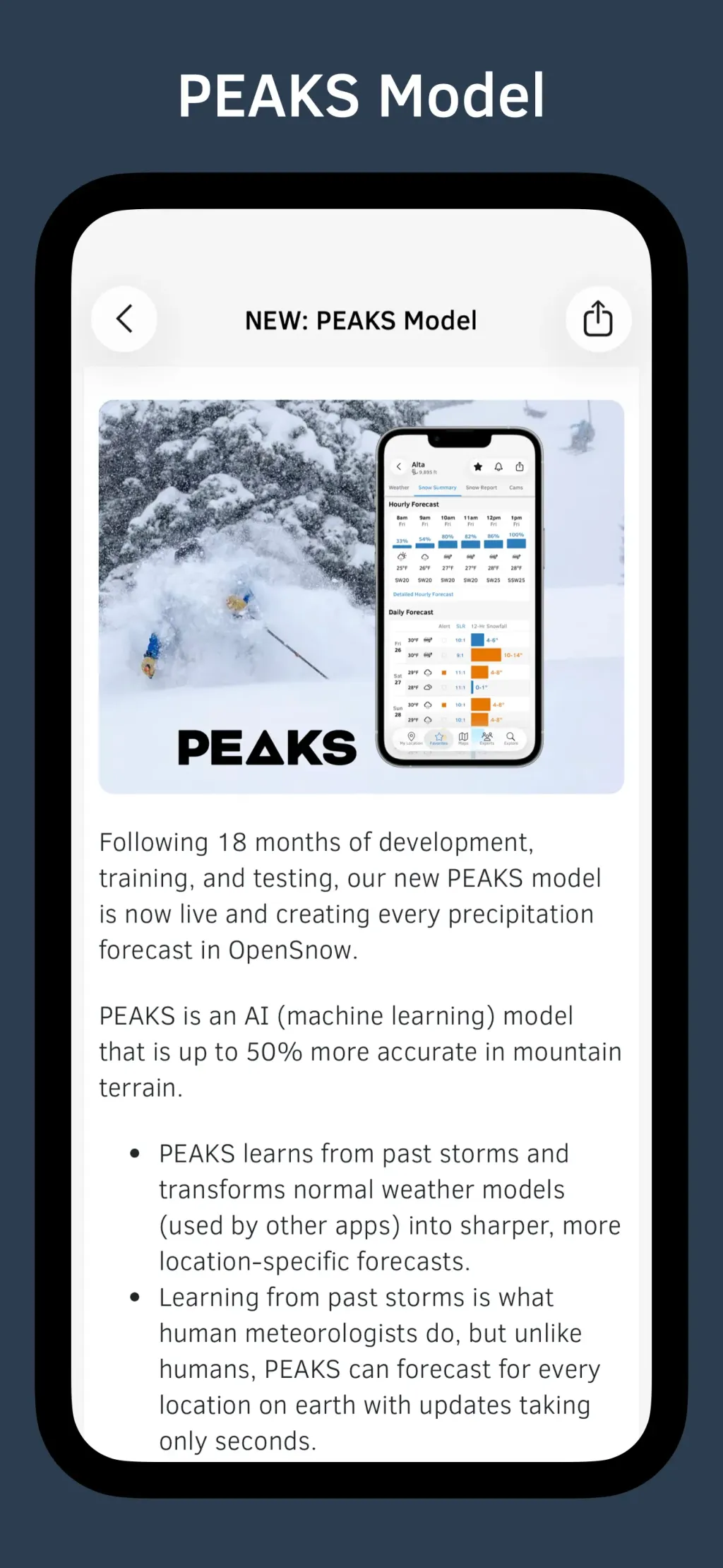 OpenSnow App Store screenshot 10