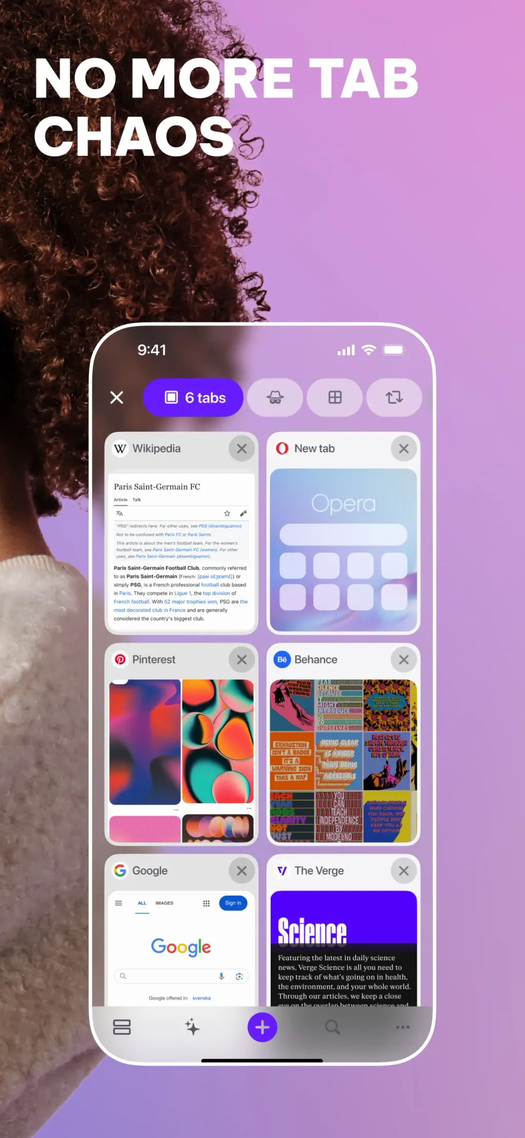Opera: AI browser with VPN App Store screenshot 6