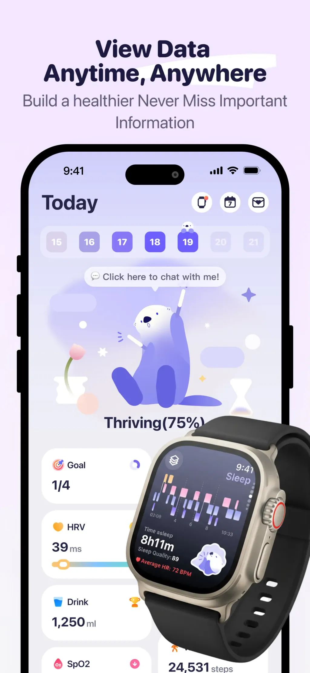 OtterLife: AI Health Tracker screenshot 1
