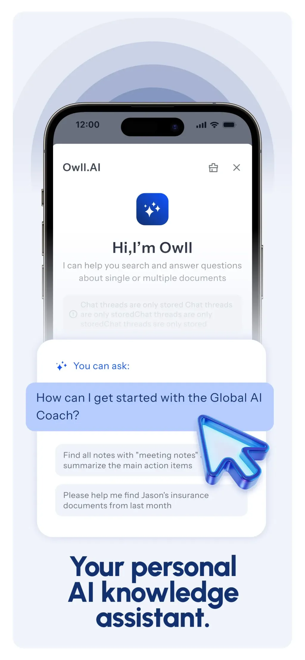 Owll:AI Note Taker & Assistant App Store screenshot 4