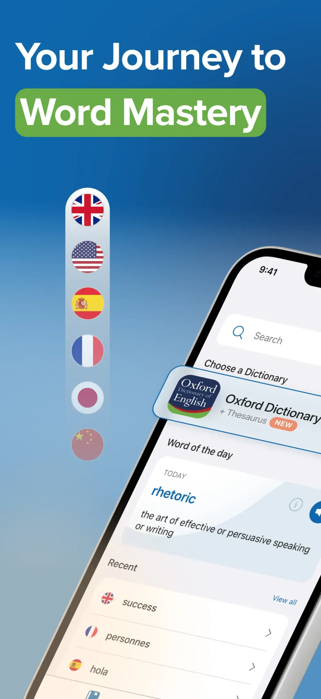 Oxford Dictionary & Thesaurus screenshot 1
