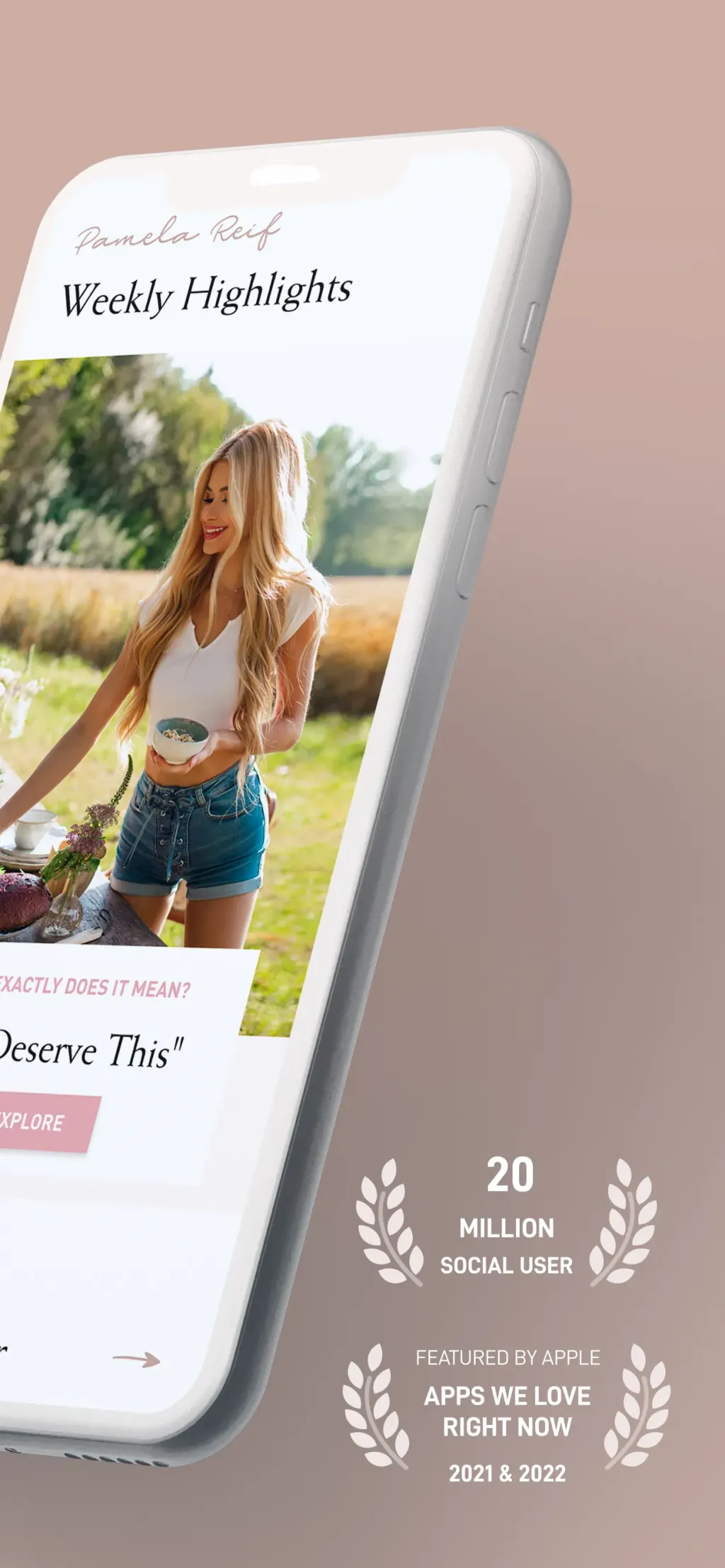 Pam Fitness & Food App Store screenshot 2
