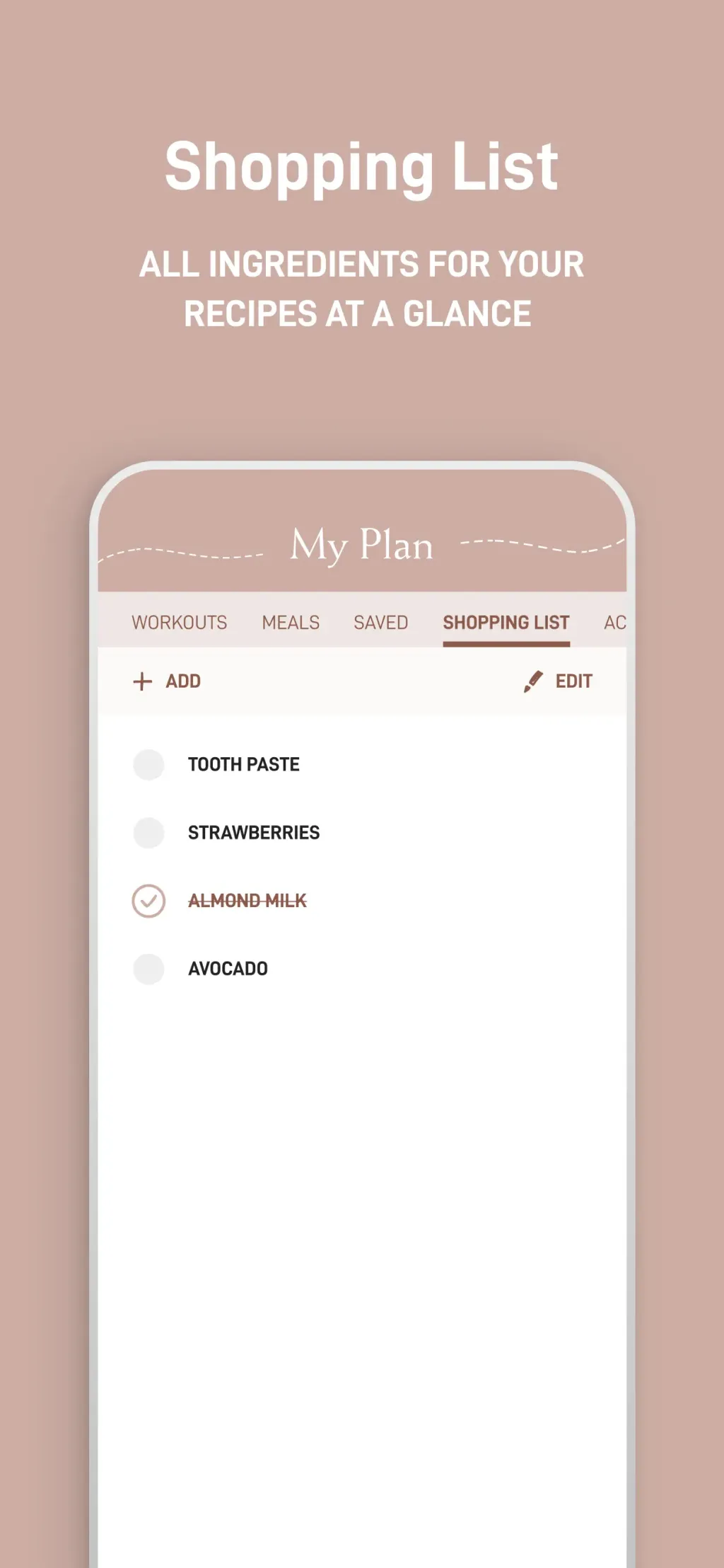 Pam Fitness & Food App Store screenshot 10