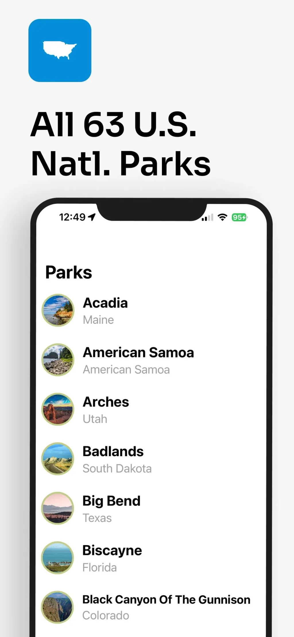 Parkwolf: National Park Guide screenshot 1