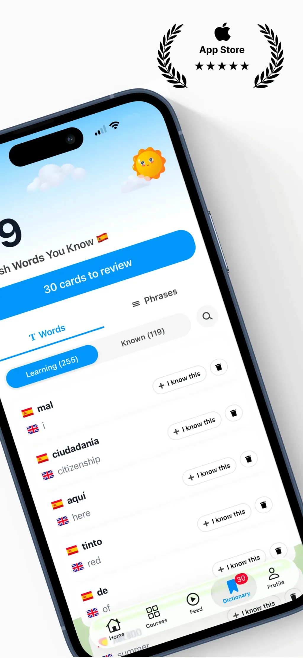 Parrot – Learn Spanish screenshot 1