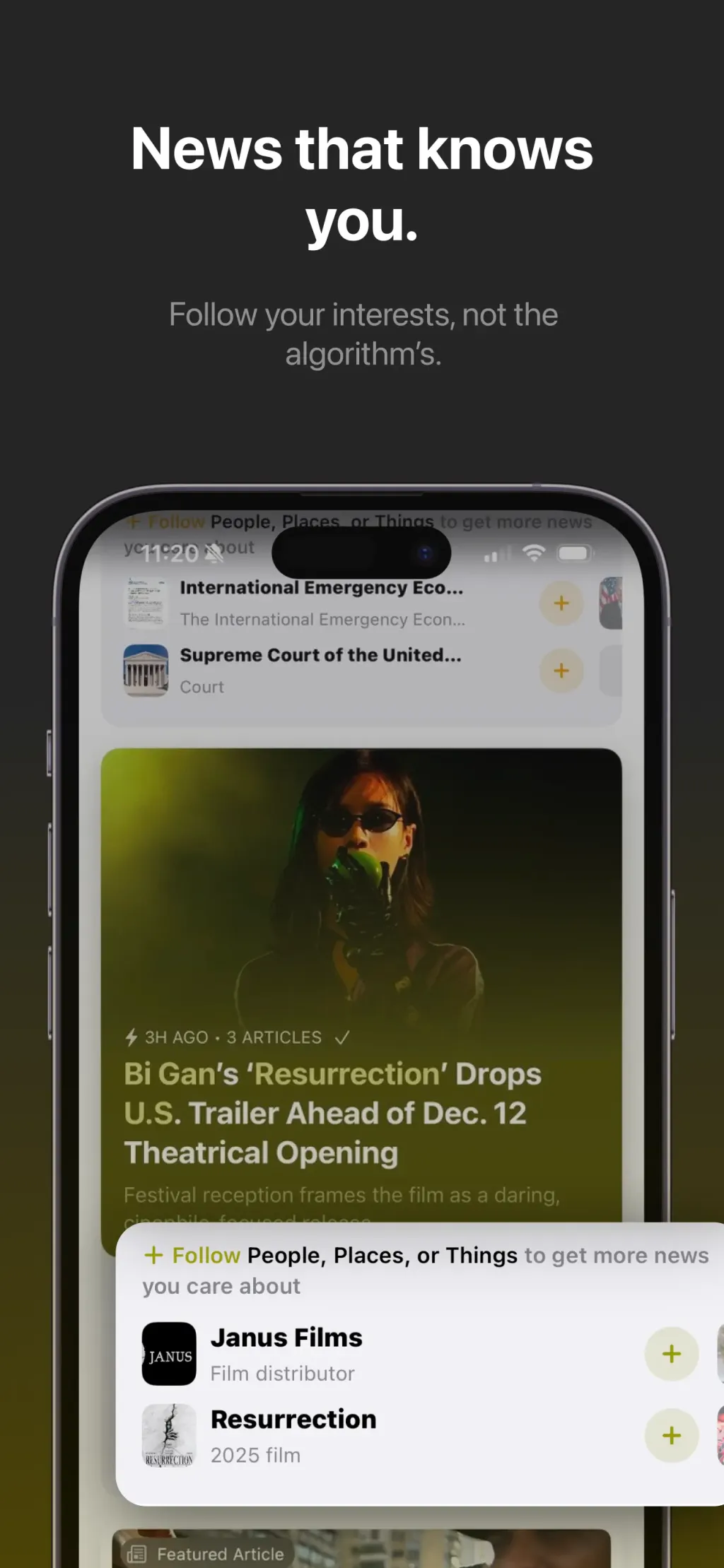 Particle: Personalized News screenshot 1