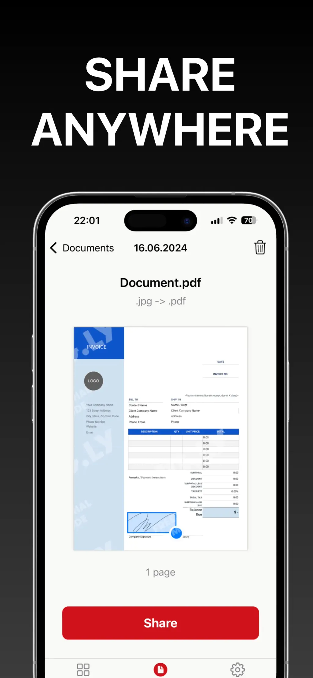 PDF App: Convert, Create, Sign App Store screenshot 5