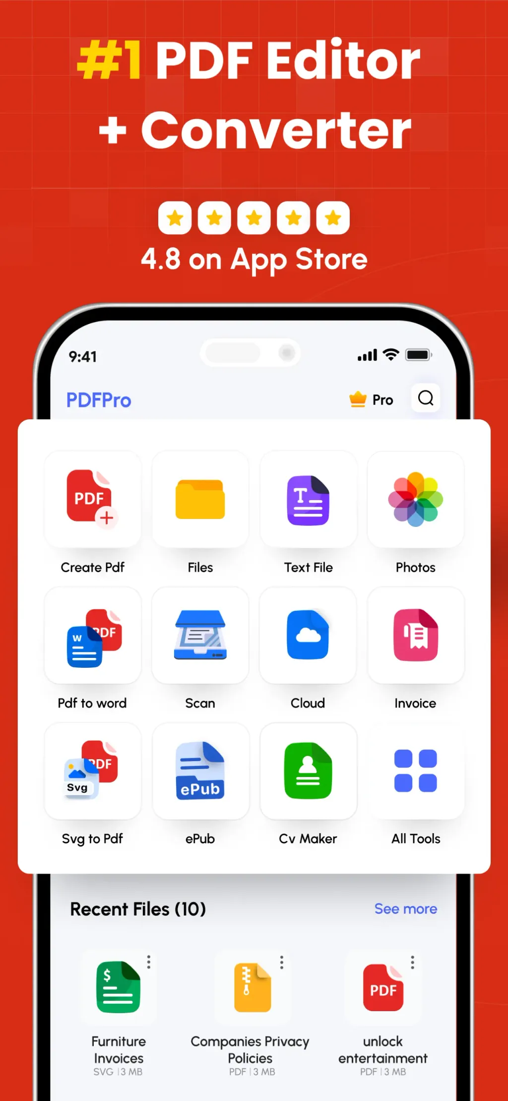 PDF Converter - PDF Editor・ screenshot 1