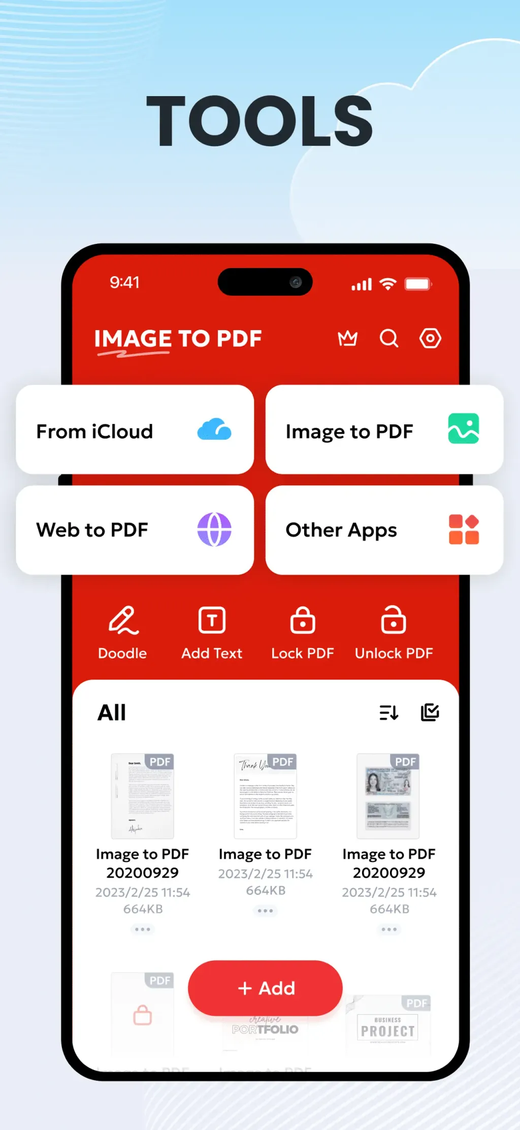 Image to PDF Converter: Editor screenshot 1