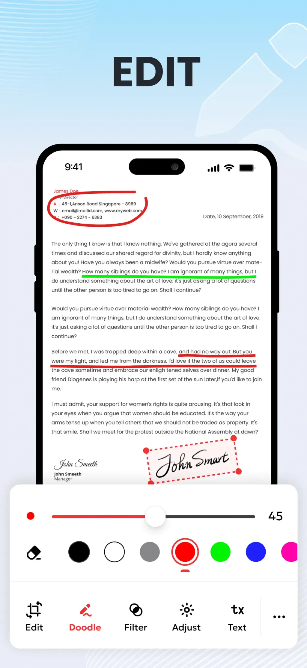 Image to PDF Converter: Editor App Store screenshot 4