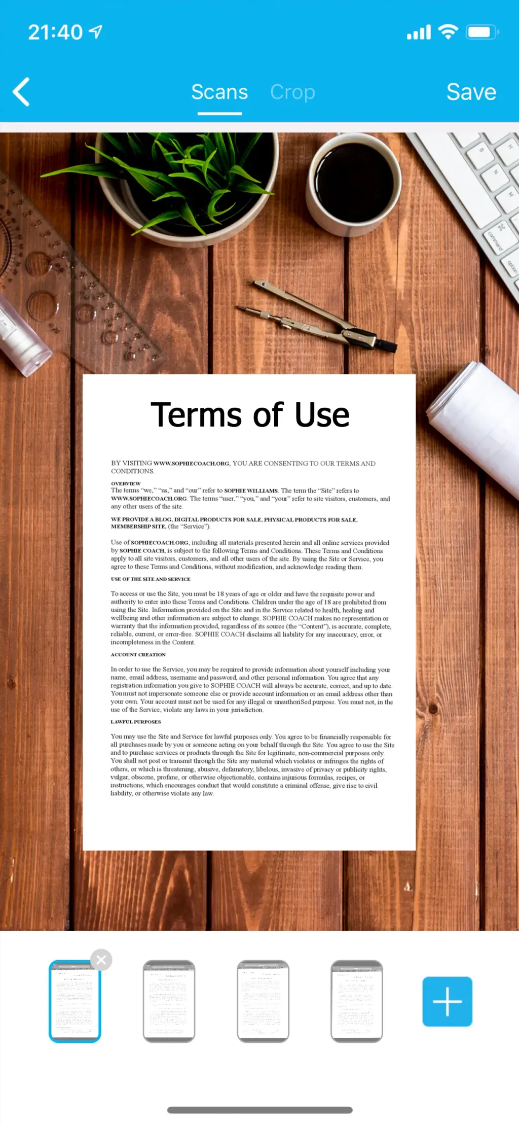 PDF & Document Scanner· App Store screenshot 1