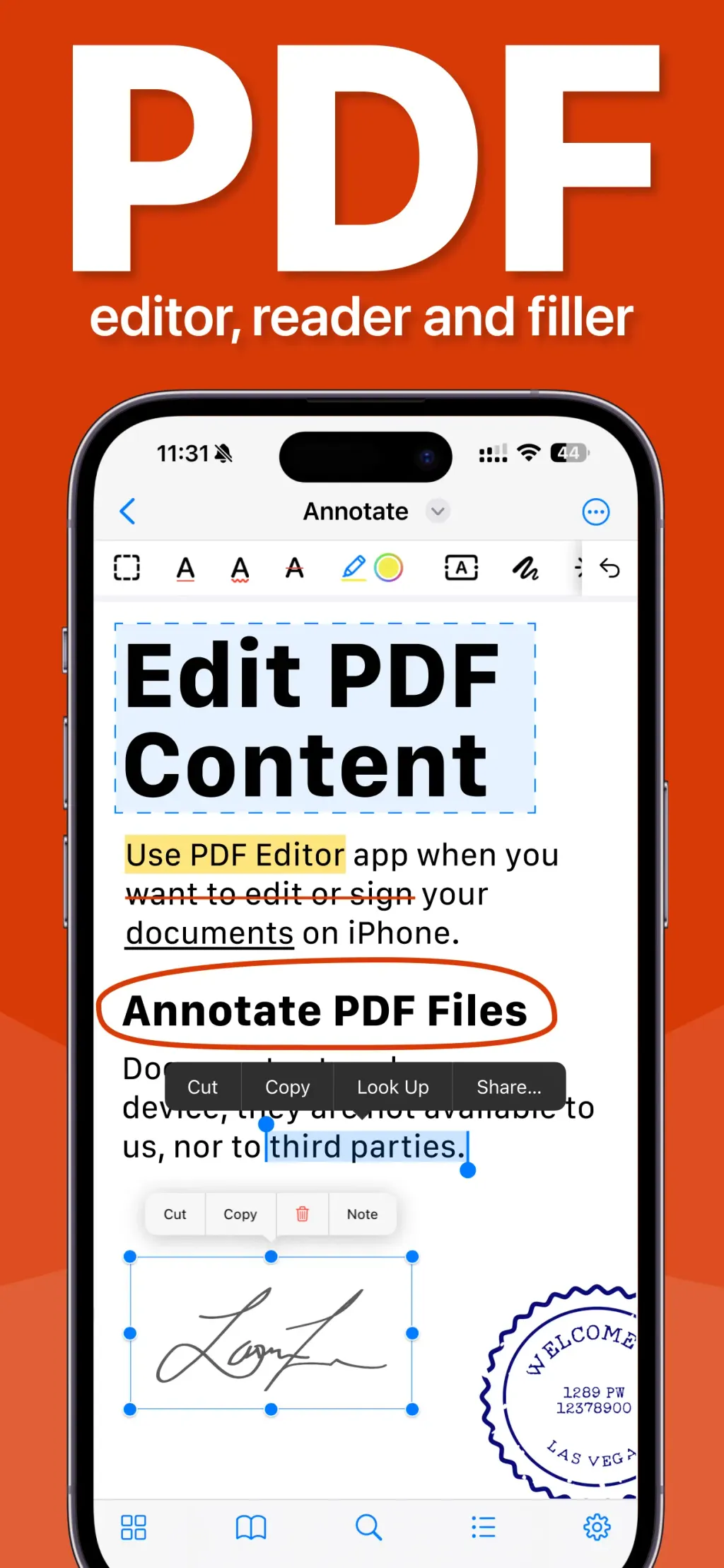 PDF Editor ® App Store screenshot 1