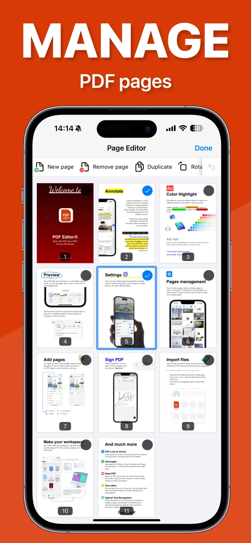PDF Editor ® App Store screenshot 4