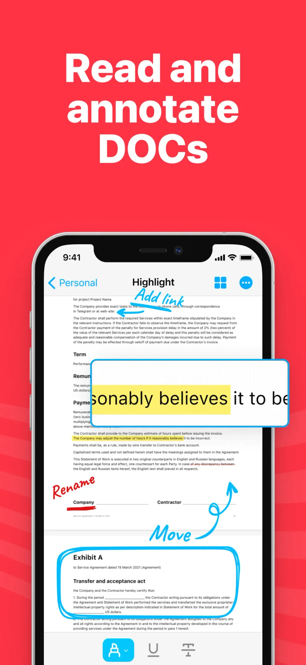 PDF Fill & Sign. Editor Filler App Store screenshot 3