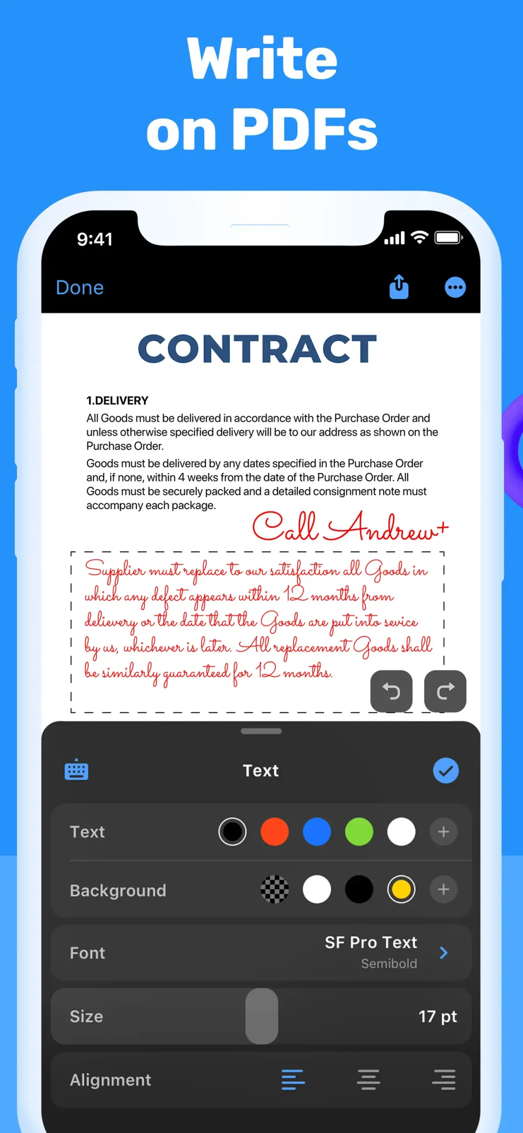 PDF Hero - PDF Editor & Reader App Store screenshot 2