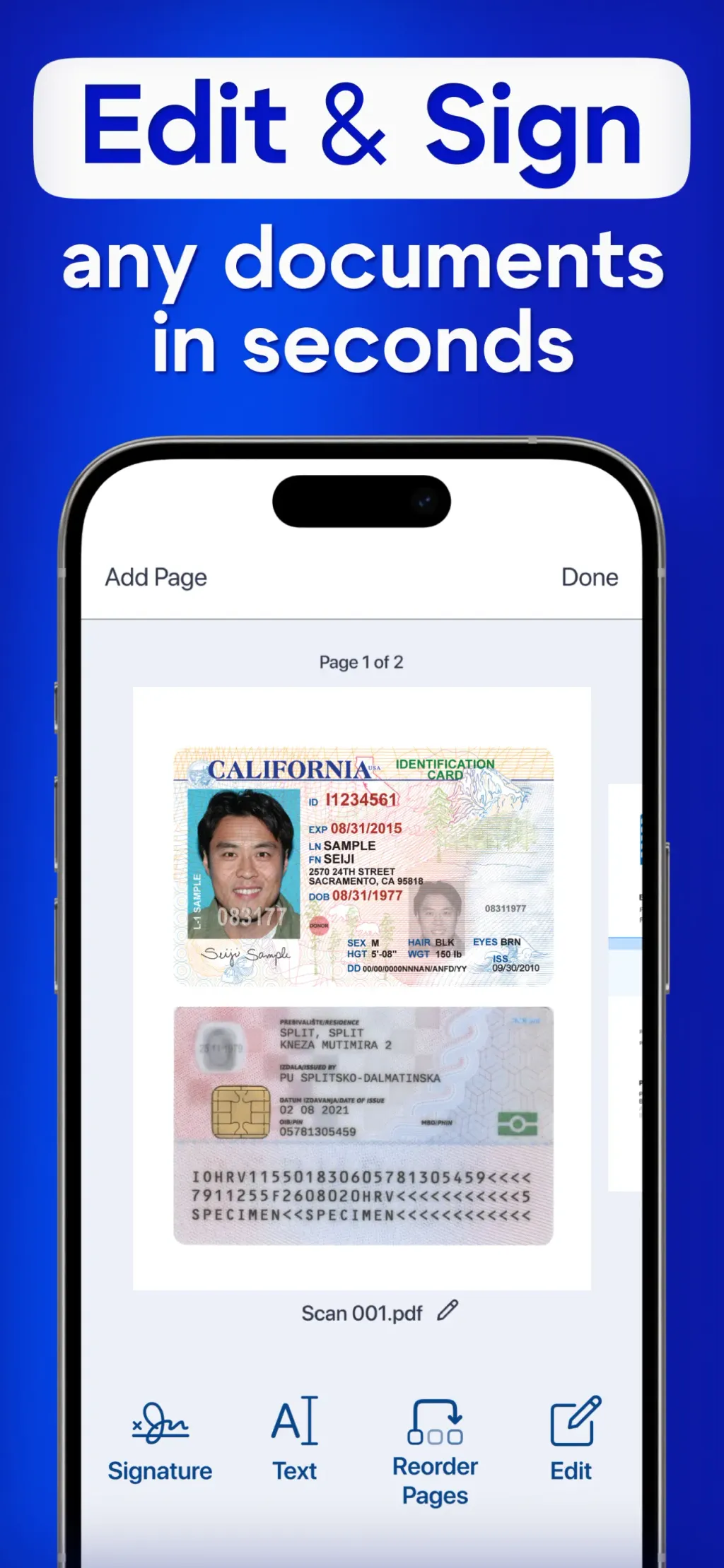PDF Scanner AI: Scan Documents App Store screenshot 3