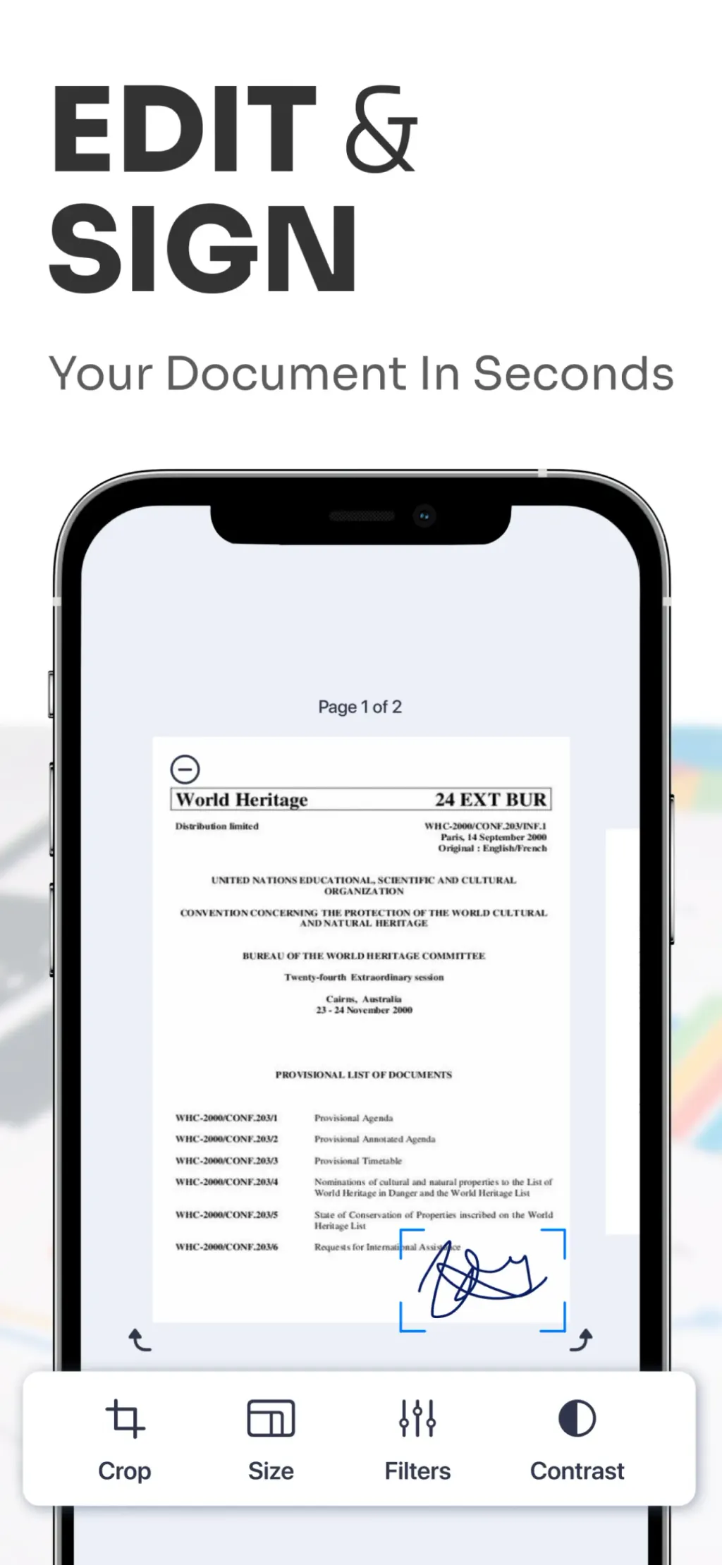 PDF Scanner, Editor, Converter App Store screenshot 4