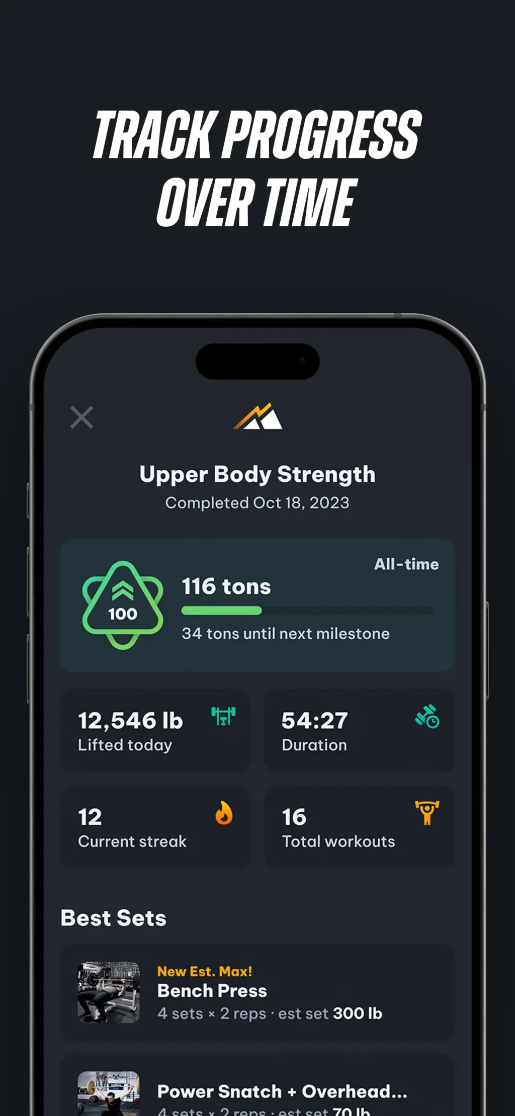 Peak Strength App Store screenshot 10