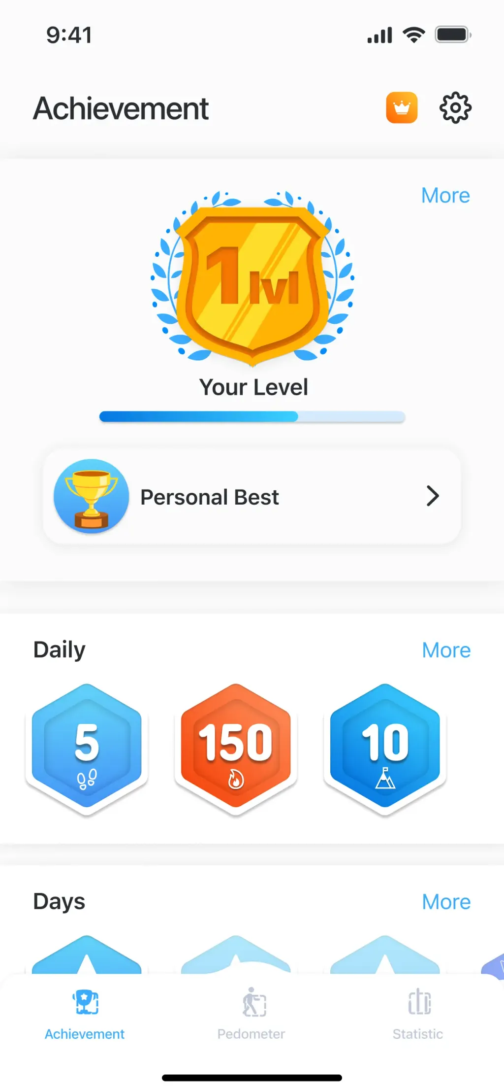 Pedometer - Run & Step Counter App Store screenshot 4