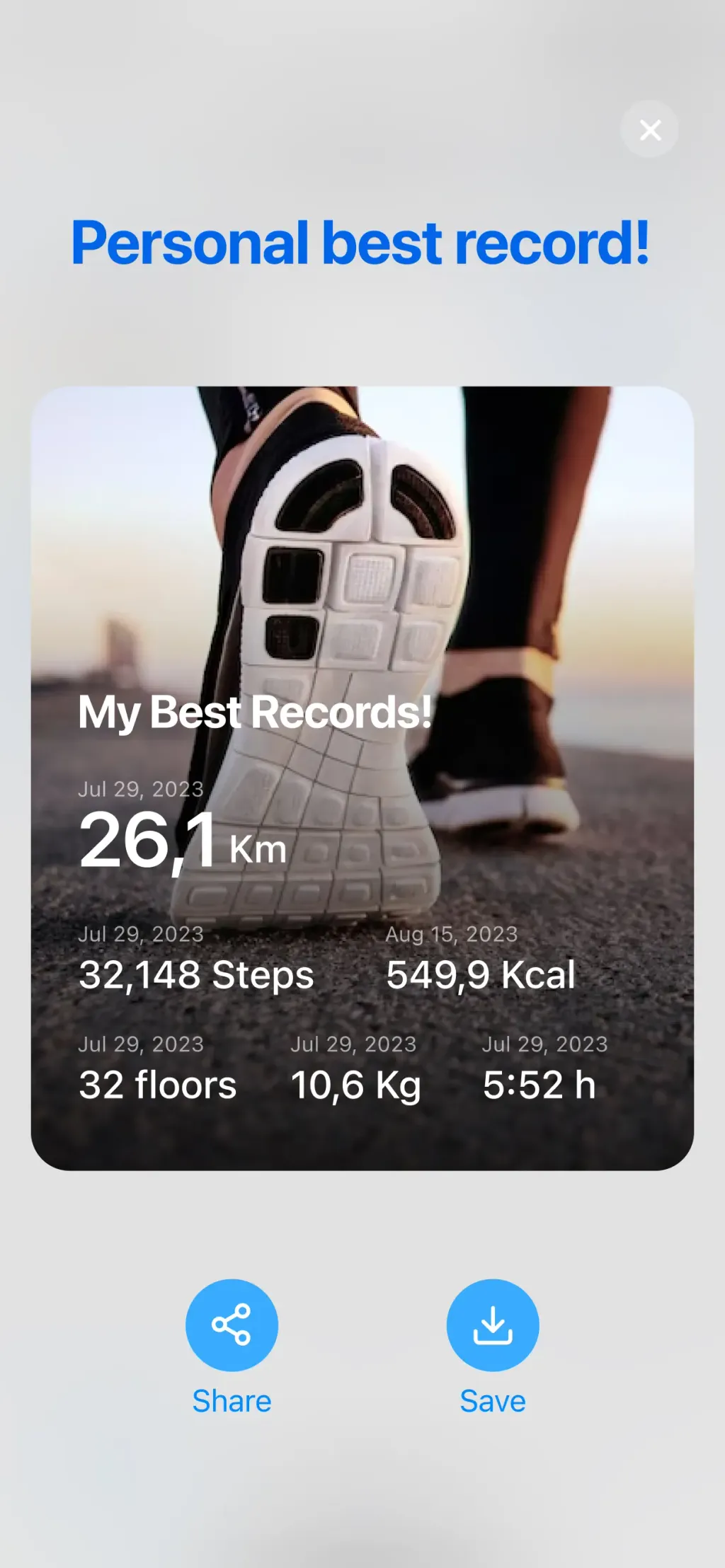 Pedometer - Run & Step Counter App Store screenshot 7