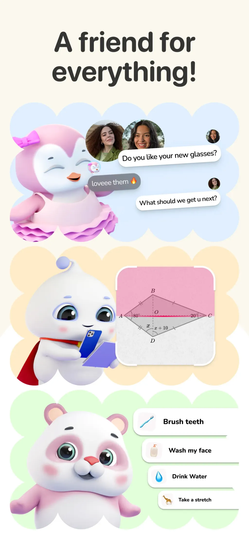 Friends – Pengu, Bao & Mellow screenshot 1