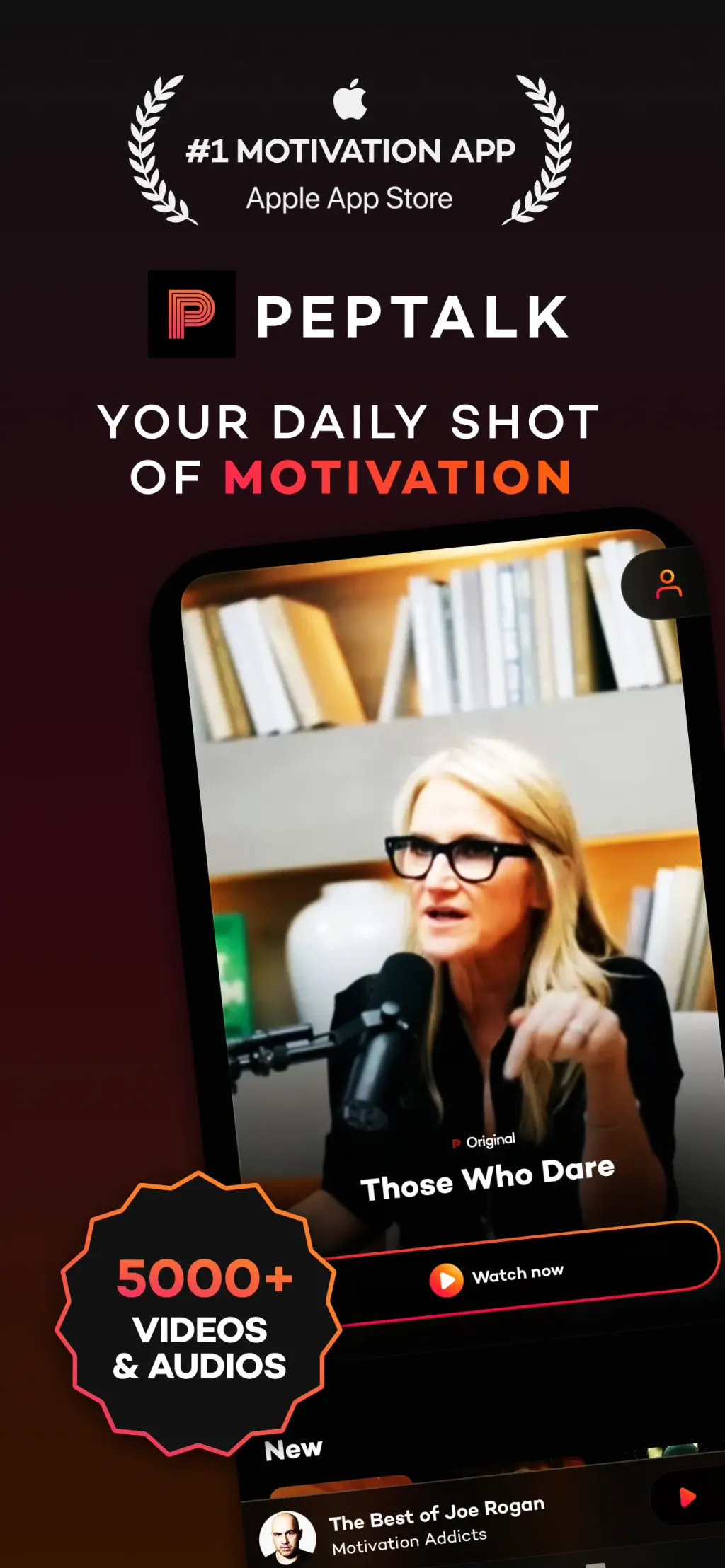 Motivation: daily Peptalk screenshot 1